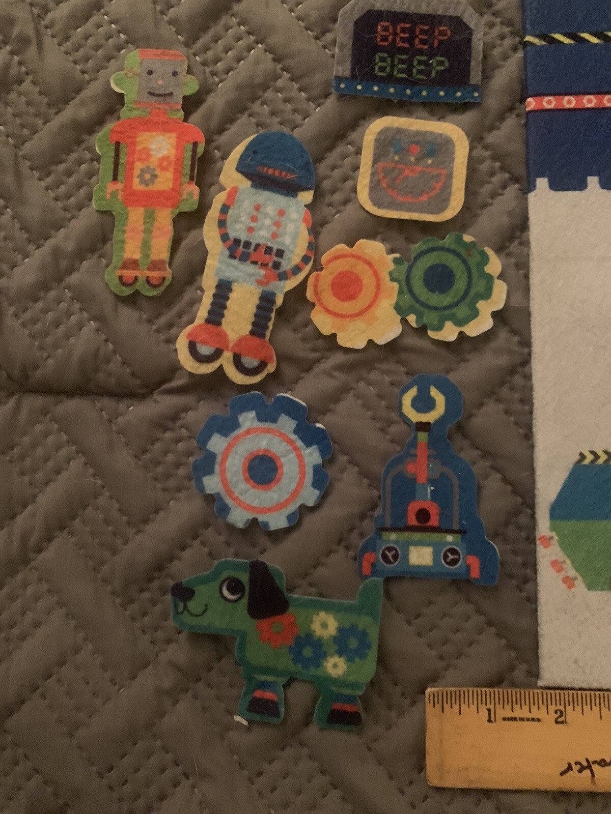 The Story Teller Felt Story Board Cutouts Fairy Tale Stories Robots Lot 15×11