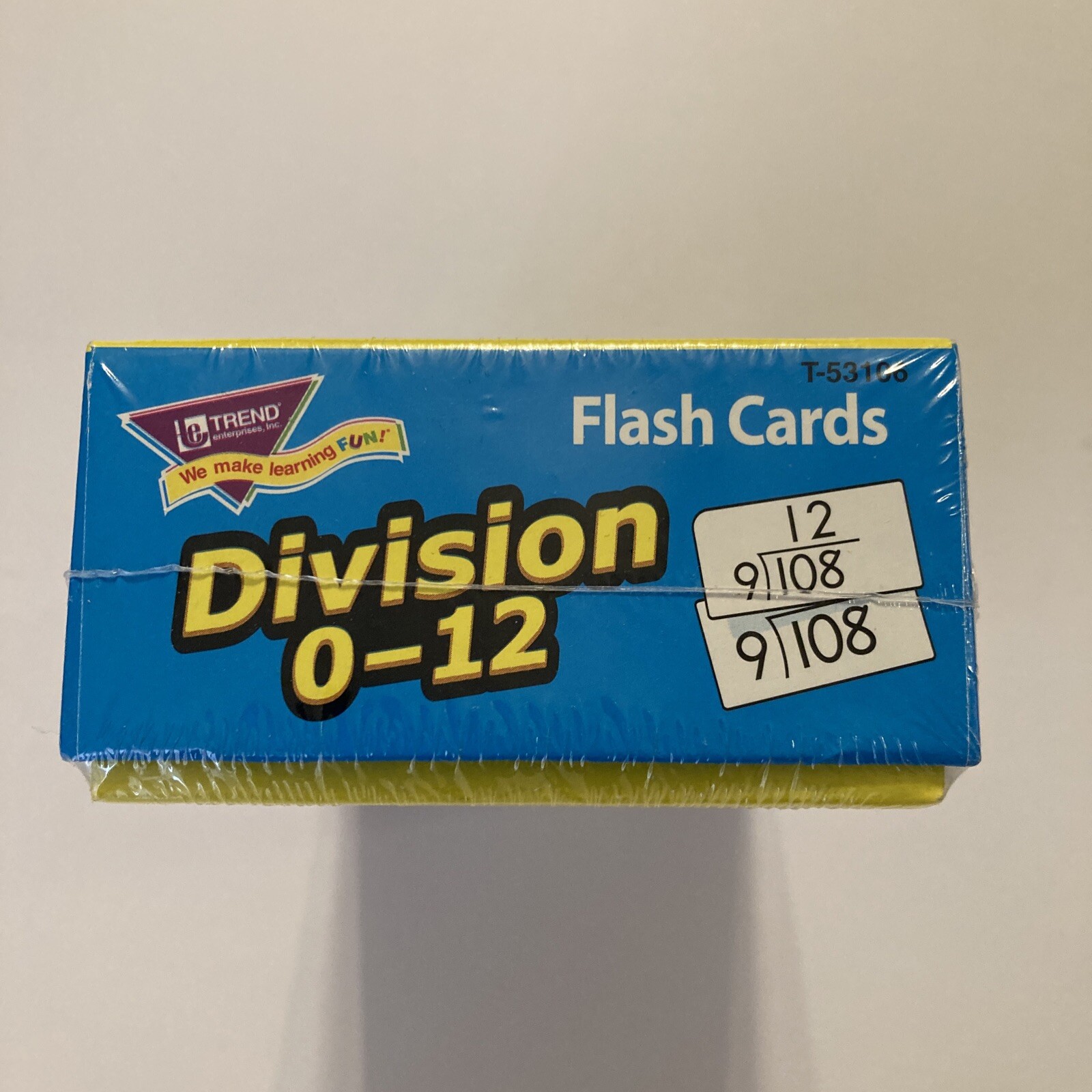 Trend Division Math Flash Cards, Set of 91