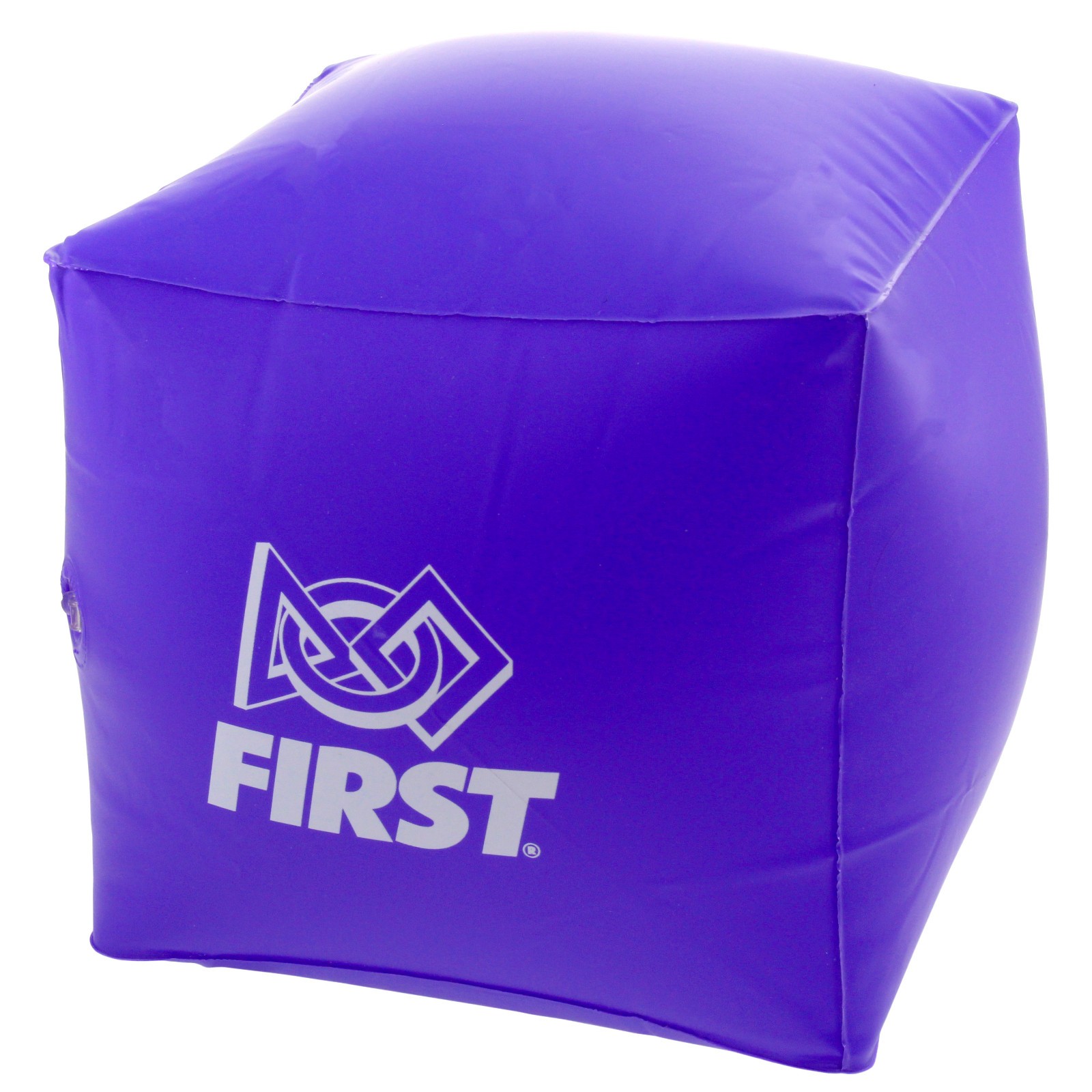 Inflatable Purple Cube with FIRST Logo