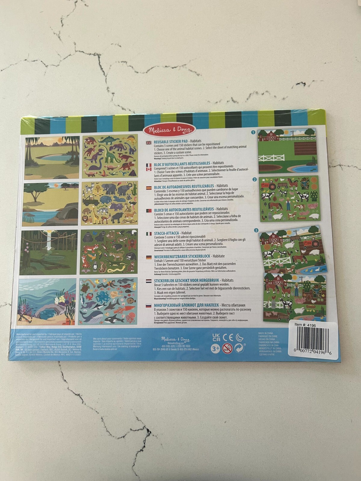 Melissa & Doug Resusable Sticker Pad – Brand New in Packaging