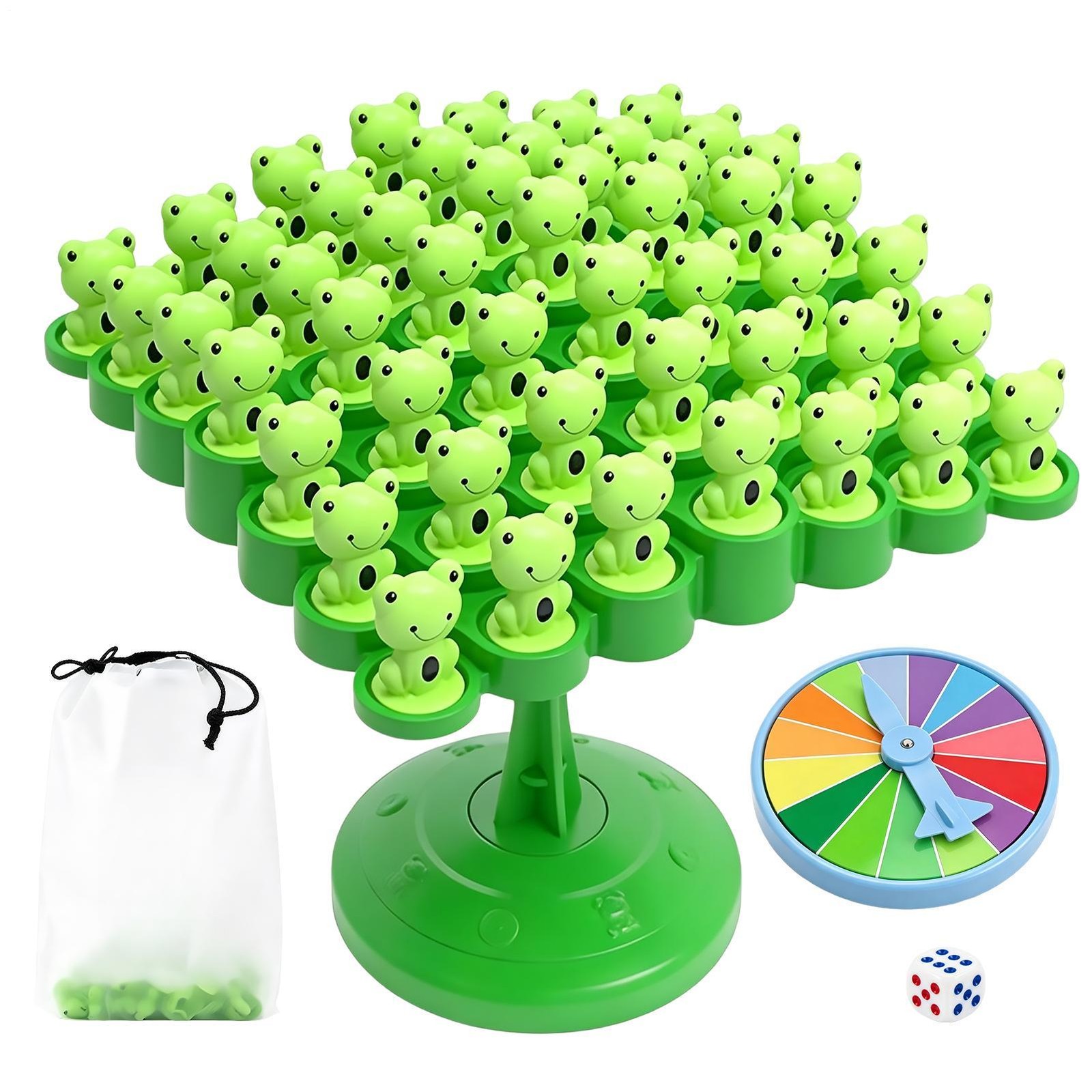 Fun Frog Balance Tree Children Montessori Math Toys Board Game Parent-Child