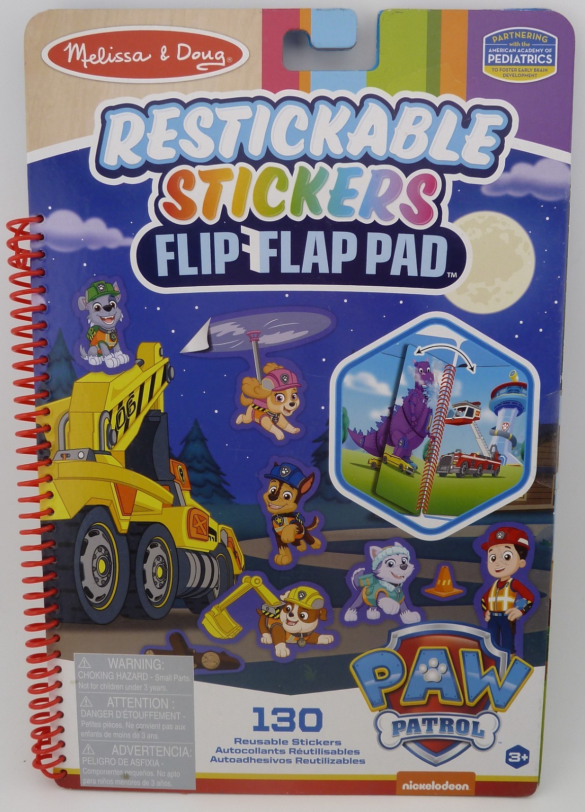 NEW Blues Clues-Paw Patrol Lot 3 Sticker Books & Puzzle Magnets Restickable Fun