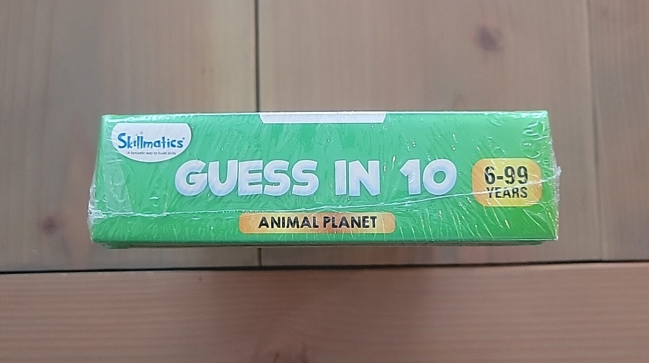 Skillmatics Guess in 10 Animal Planet Card Game New In Box