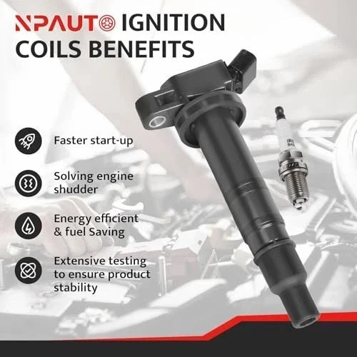 Ignition Coil Packs and Spark Plugs fit for V6 4.0 4.0L 05-15 Toyota Tacoma,