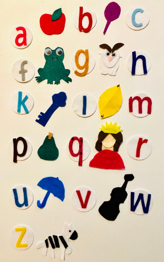 Alphabet Felt Letters & Words – Felt Story – Childrens Felt/Flannel Board Story