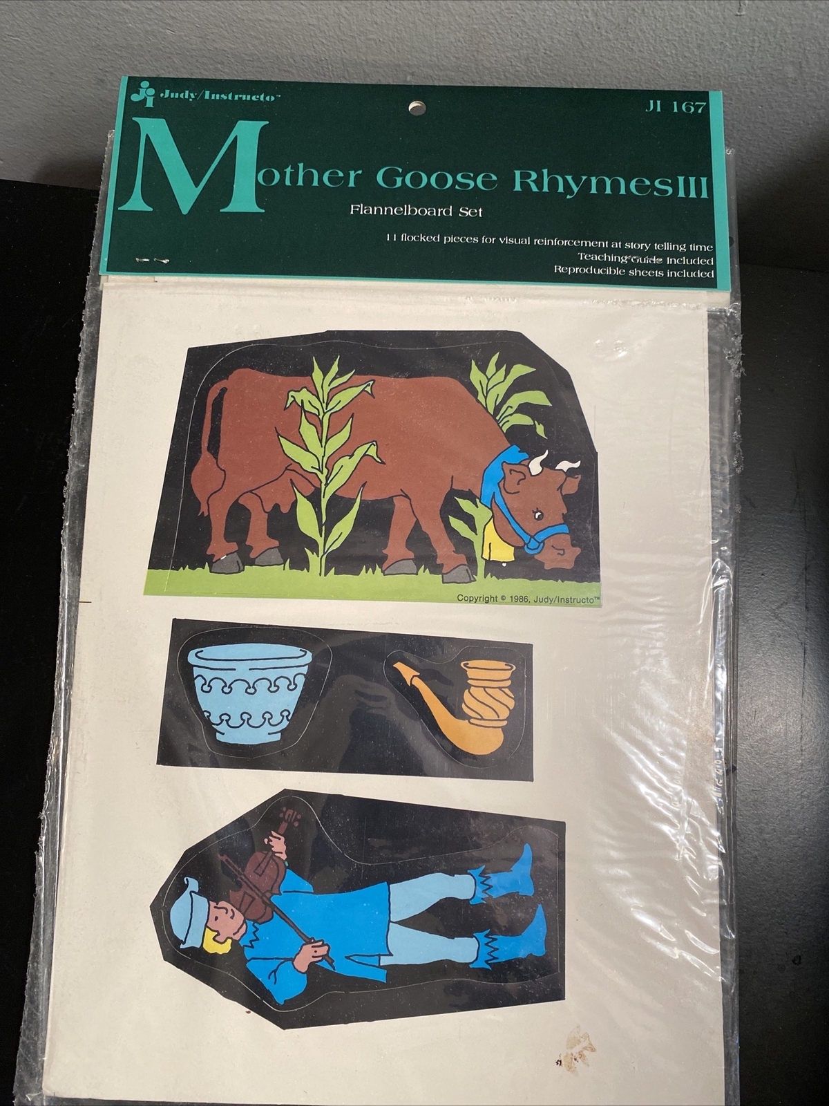 Flannel Board JUDY INSTRUCTO Set Of (5) Sealed Vintage Mother Goose, Fairy Tales