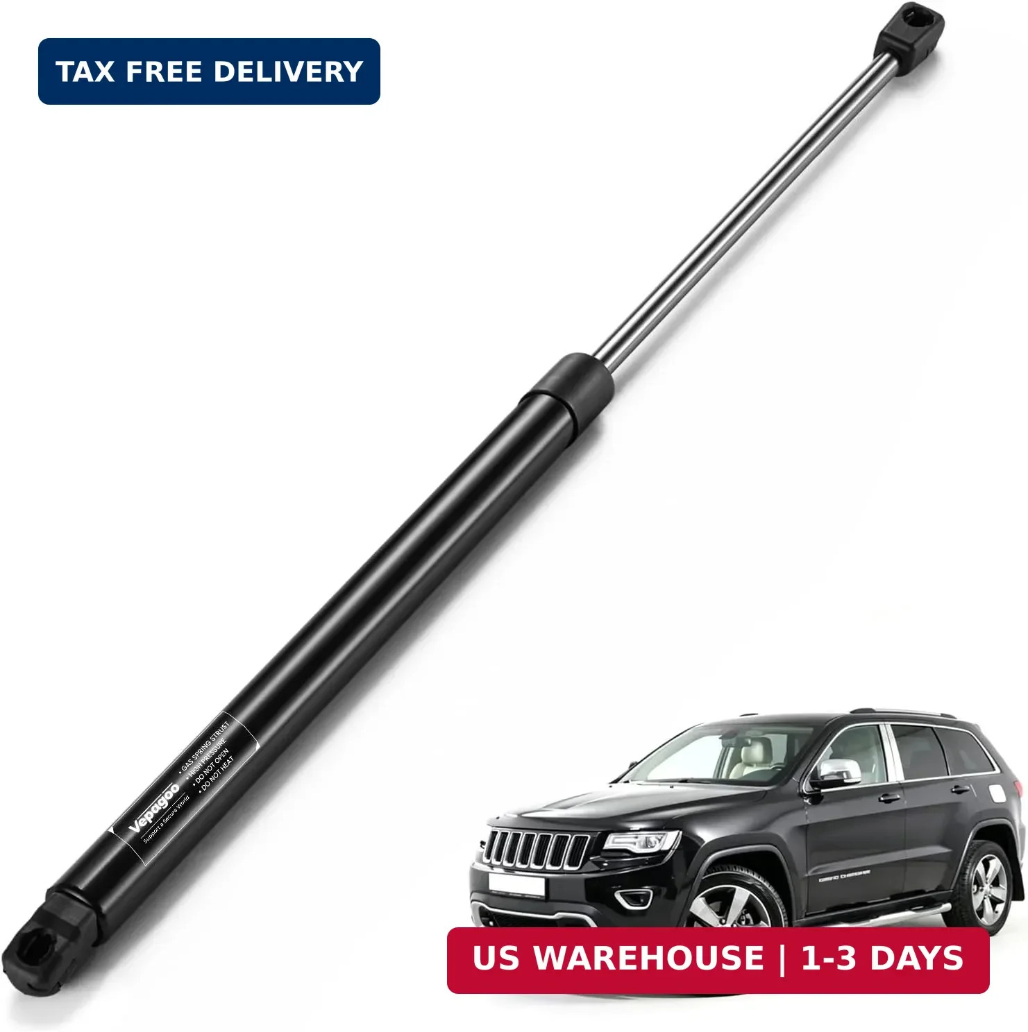 Vepagoo 55113748AA Front Hood Struts for Jeep Grand Cherokee 2011-2020, Hood Sho