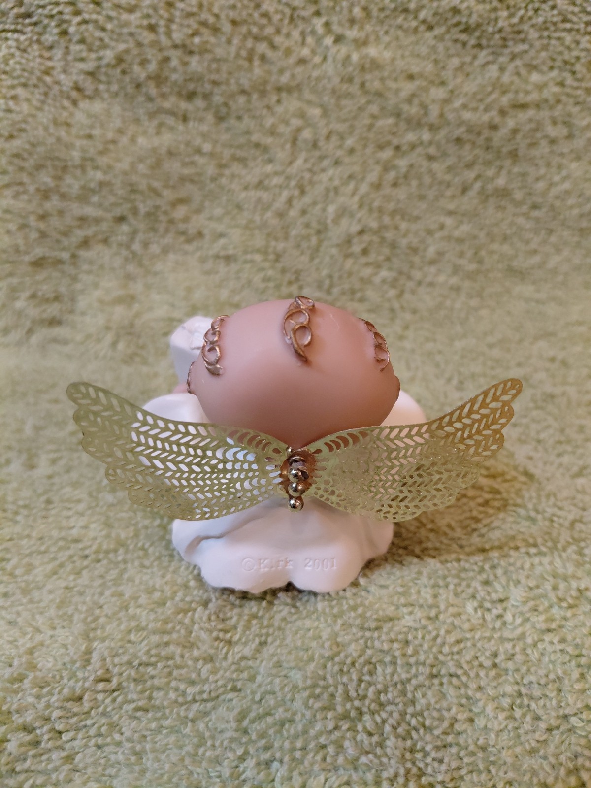 FREE SHIPPING ASSORTED RUSS BERRIE – ANGEL CHEEKS – “Miss You” 2.5″ x 2.5″ GB