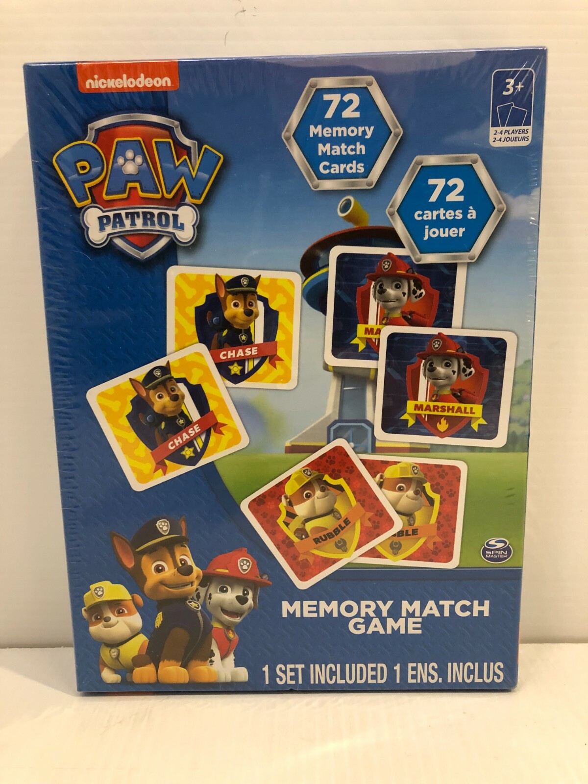 Paw Patrol Memory Match Game – Nickelodeon – Spin Master