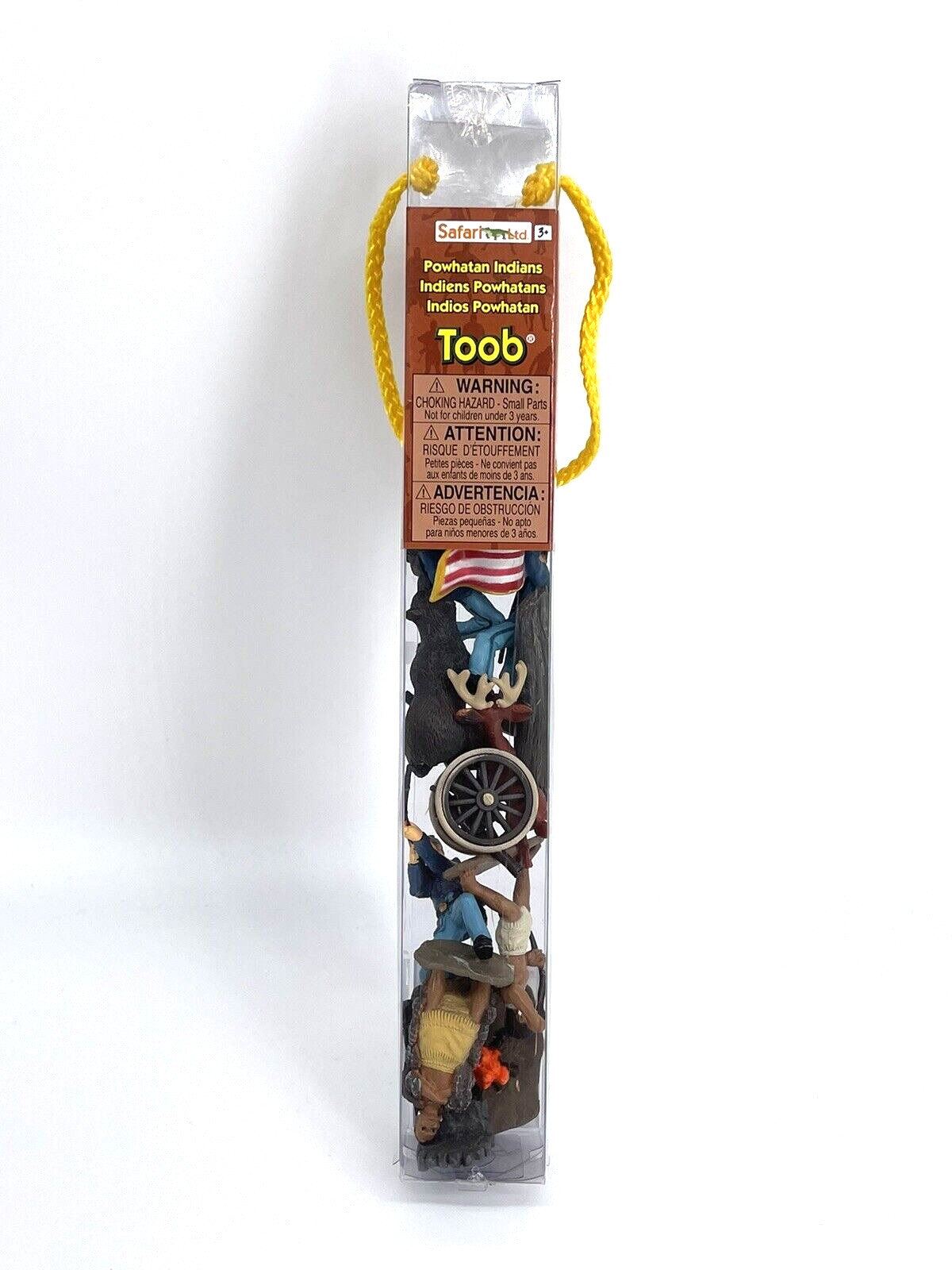 TOOB SAFARI LTD POWHATAN INDIANS EDUCATIONAL MINI FIGURES-AMERICAN HISTORY-TOYS