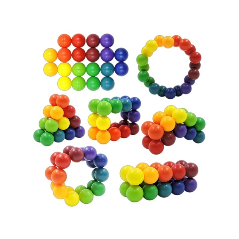 Anti Stress Puzzle Ball Twist Squeeze Brain Teaser Game for All Ages