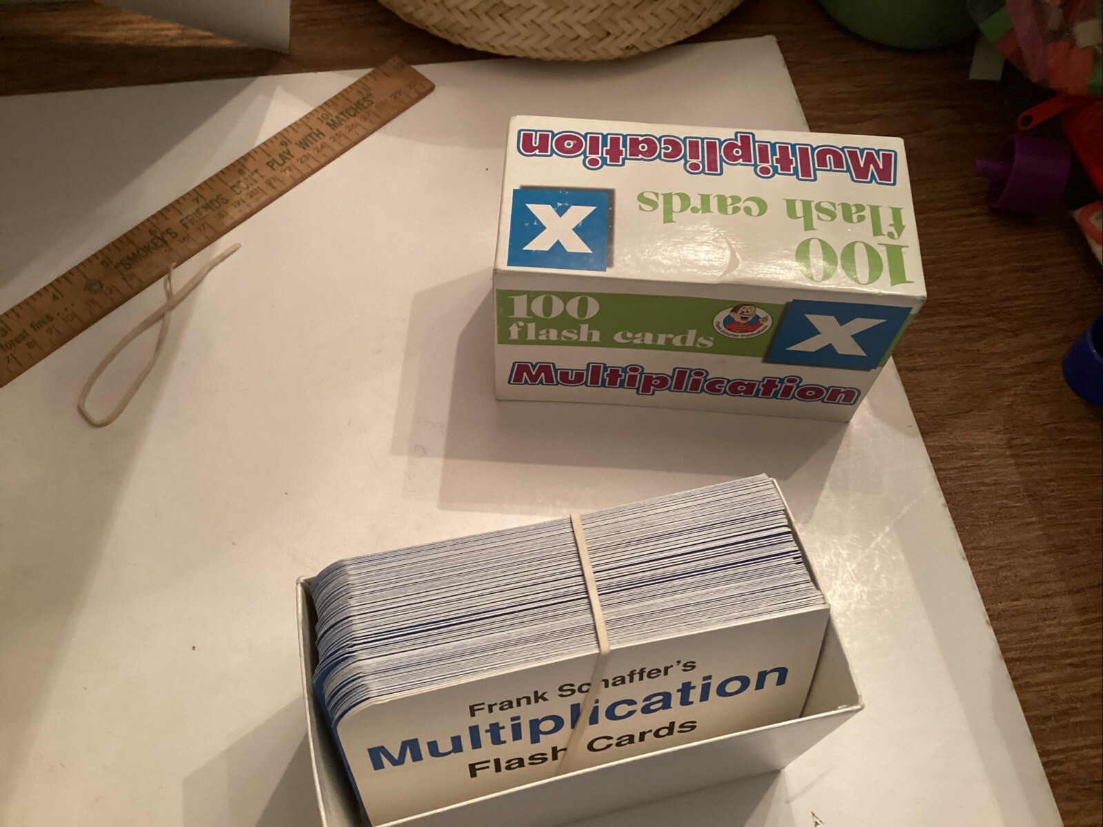 Frank Schaffer FS-3218 Educational Multiplication Flash Cards From 1997