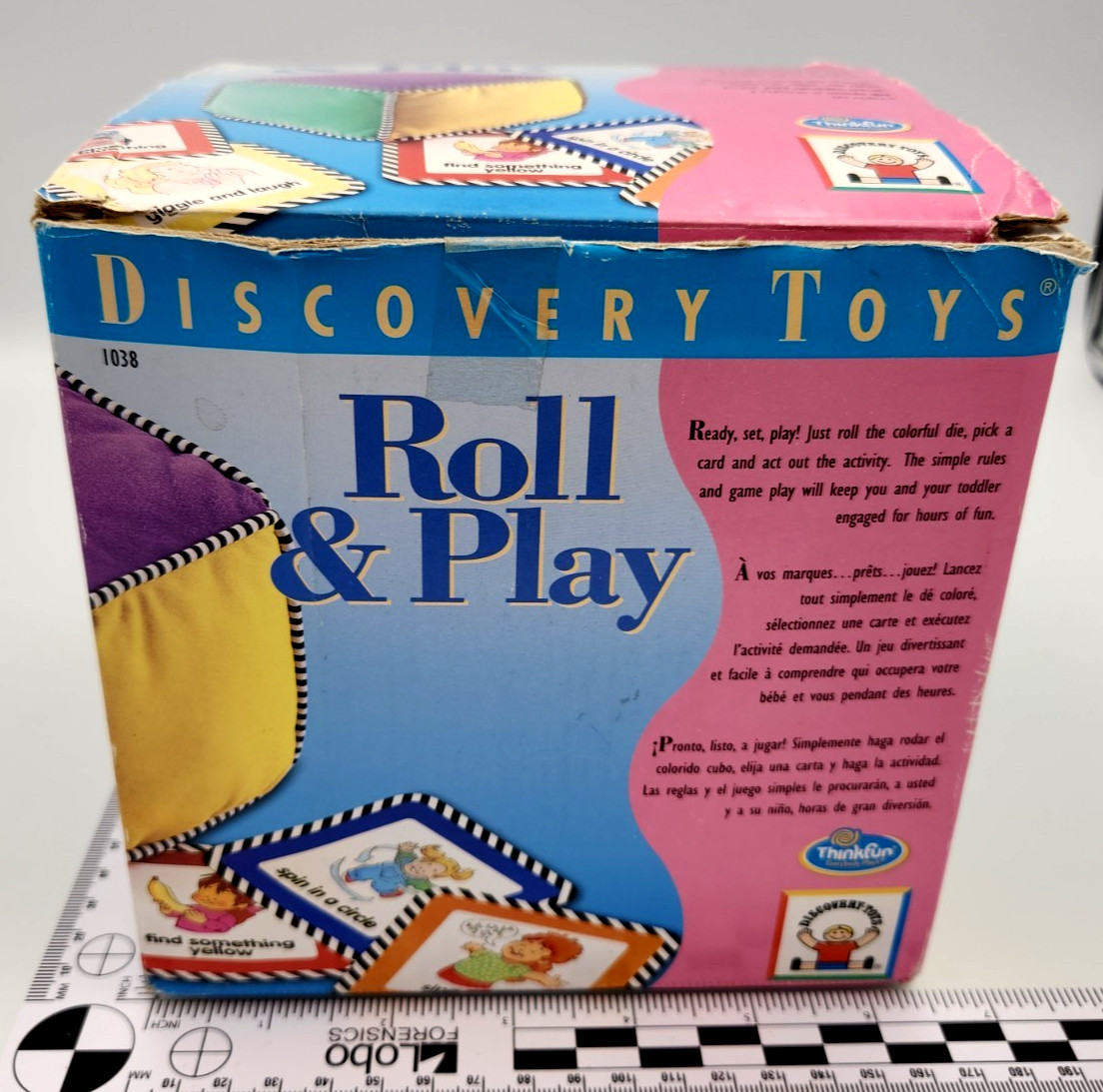 Discovery Toys Roll and Play Activity Cube w/48 Cards 1038 Educational Complete