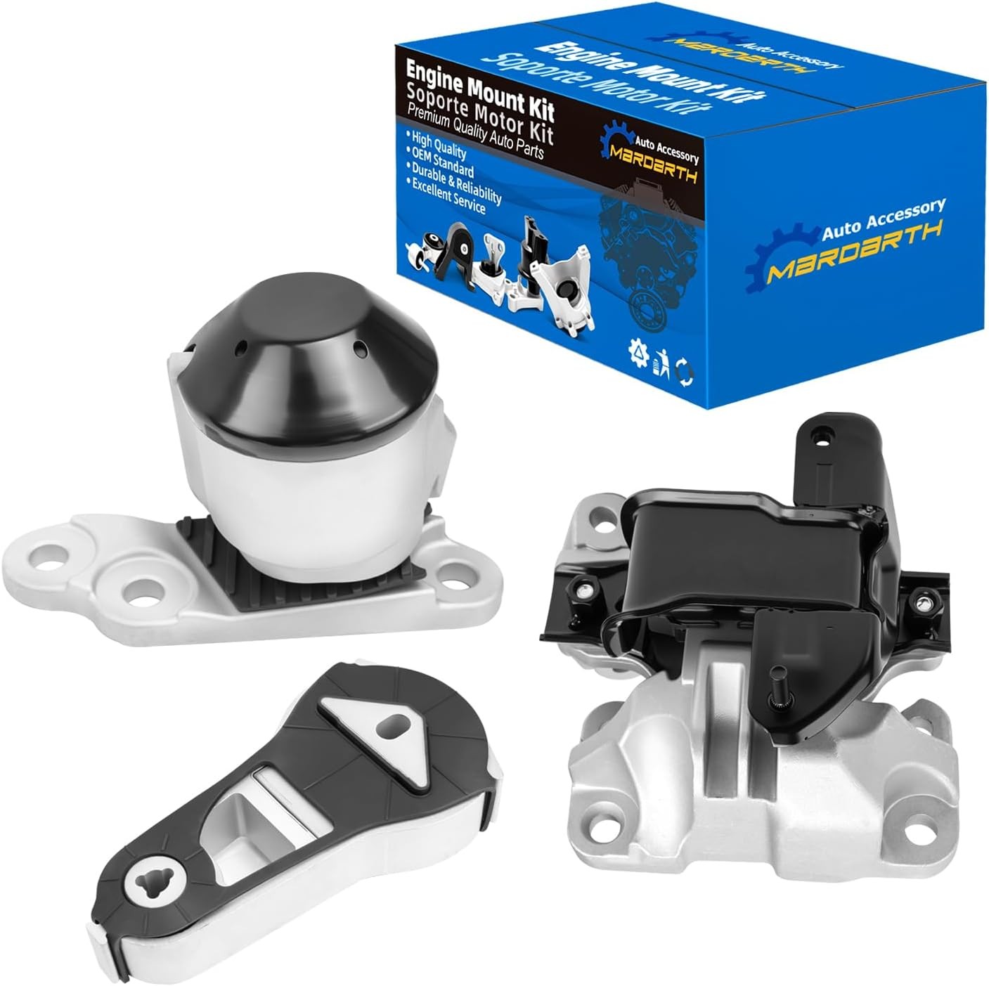 Engine Transmission Mount Set 3Pc Ford Explorer 2011 3.5L