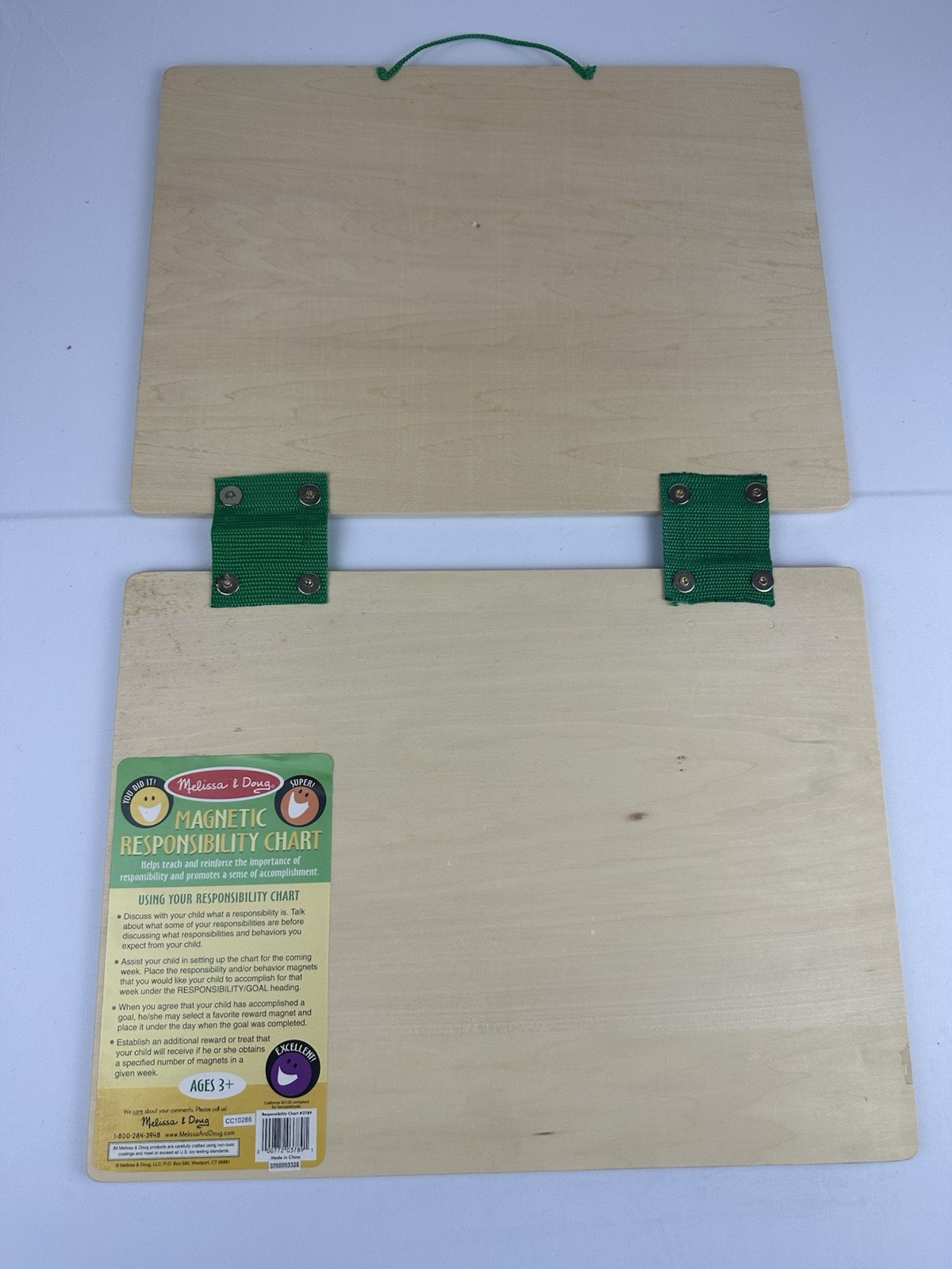 Melissa & Doug My Magnetic Responsibility Chart Child’s Wood Value & Chores