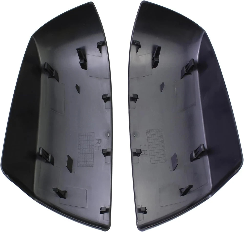 Driver and Passenger Side Mirror Cover Matte Black with Clip for Toyota Tundra
