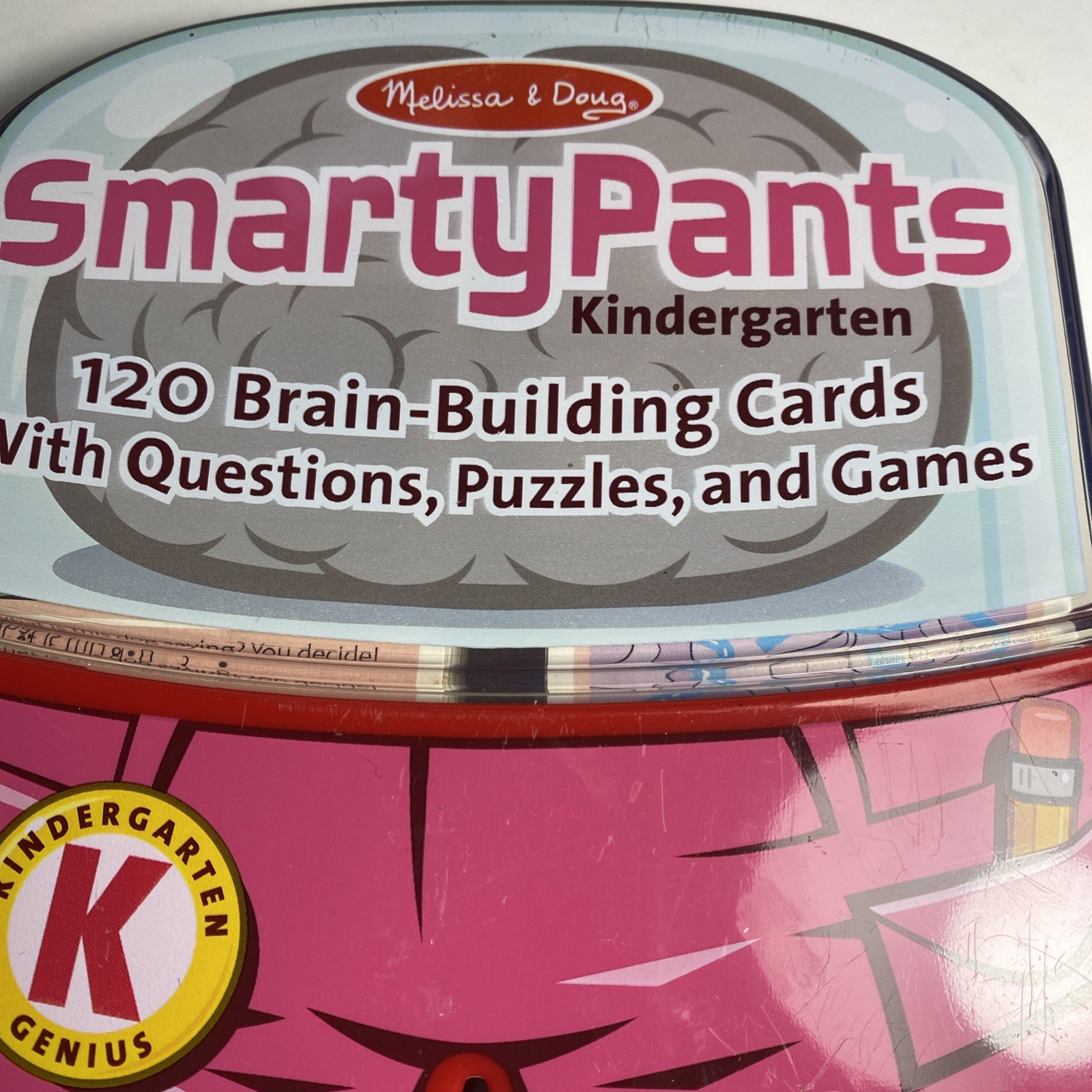 Melissa & Doug Smarty Pants Kindergarten 108 Brain-Building Cards Games Puzzles