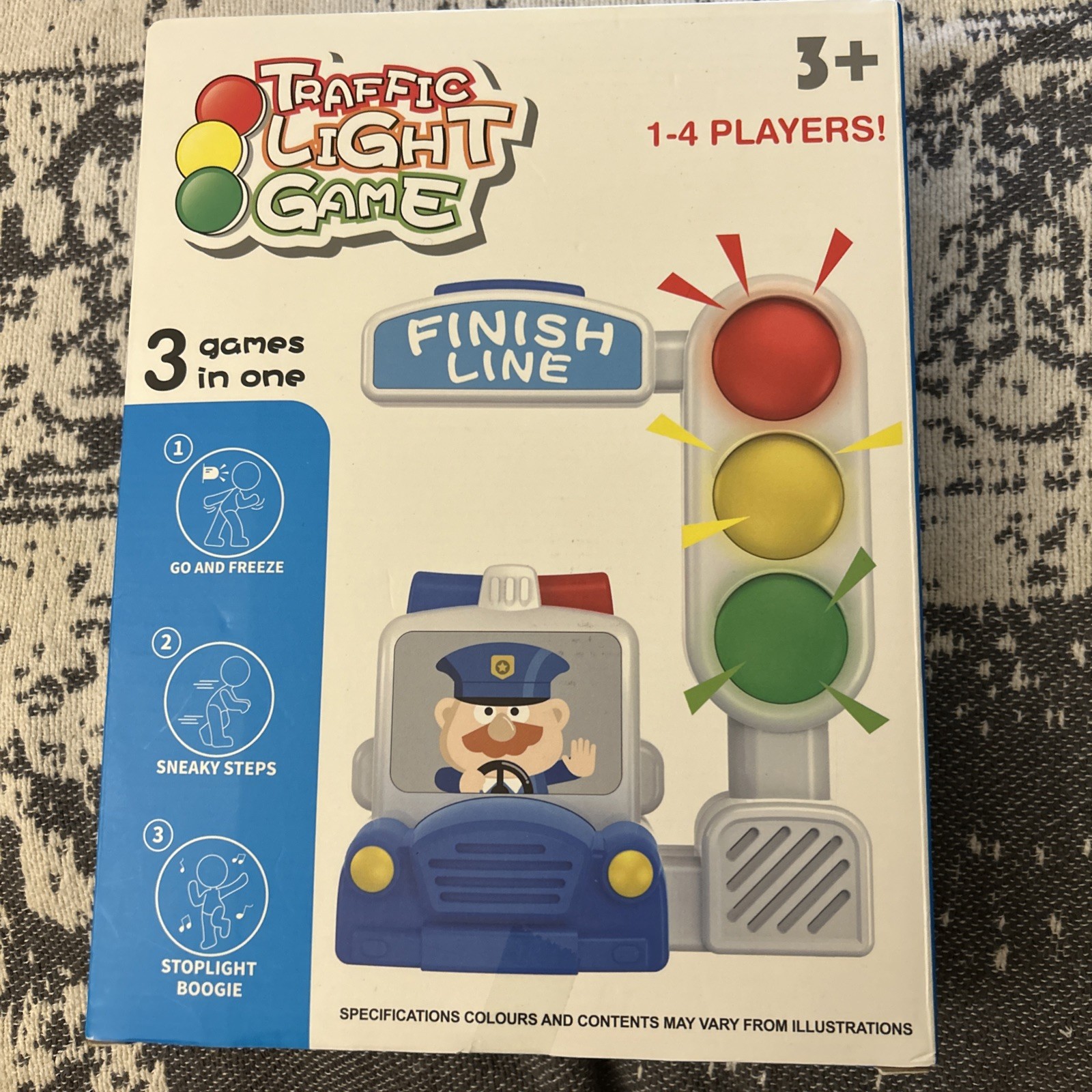 Traffic Light Game 1-4 Players 3+ 3 Games In One New in box boys and girls