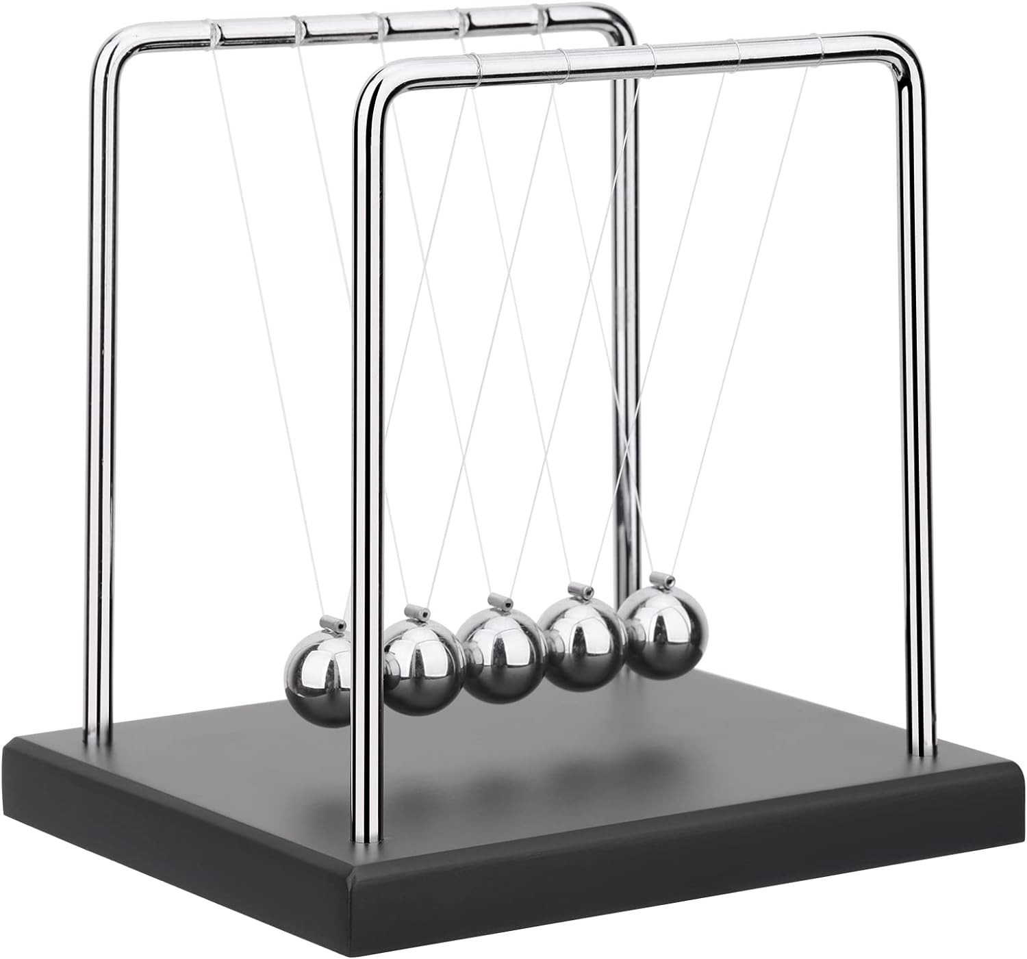 Newtons Cradle Balance Balls Science Physics Gadget Desktop Decoration Kineti…