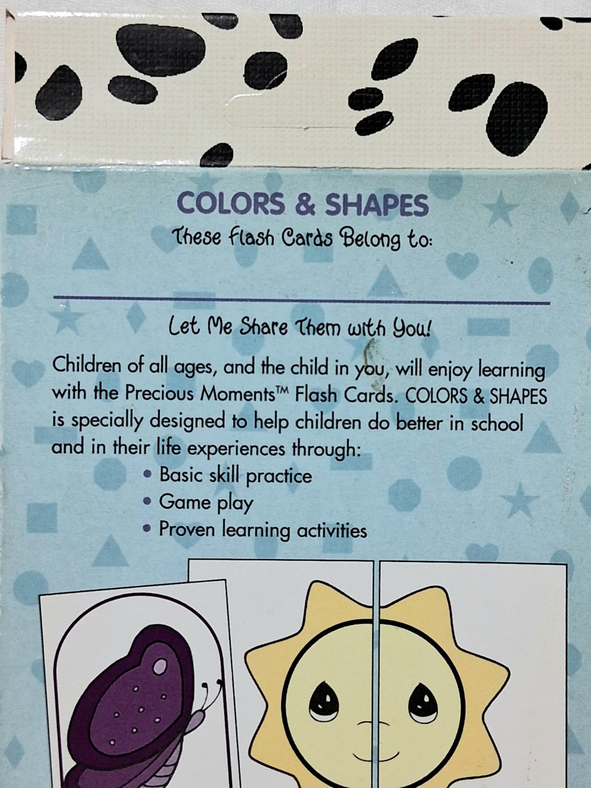 Precious Moments Educational Flash Cards Set Colors And Shapes, Numbers 1-100