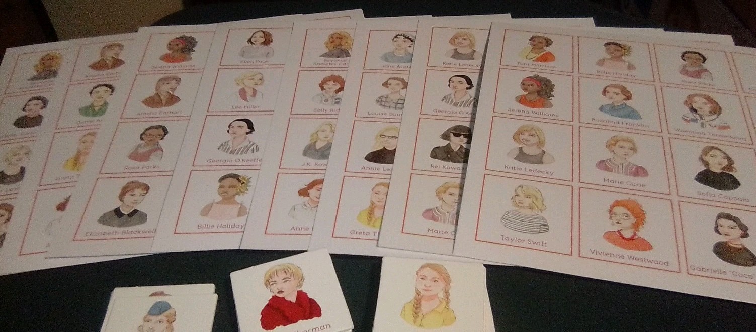 Games For Women_Wonder Women A Bingo About Women In History_5 Missing OrngPieces