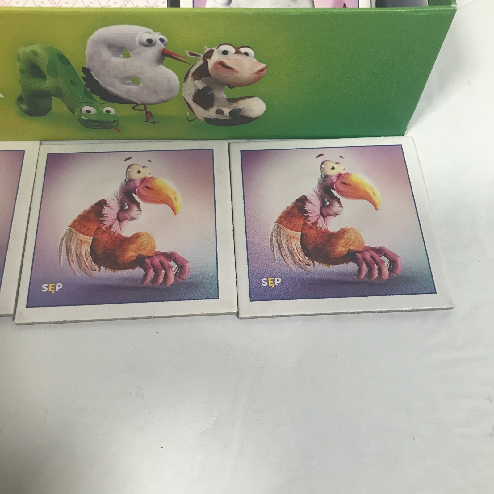 Lot Of 3 Polish Language Gra Pamieciowa Matching Games ABC Ortografia ch?h u?o