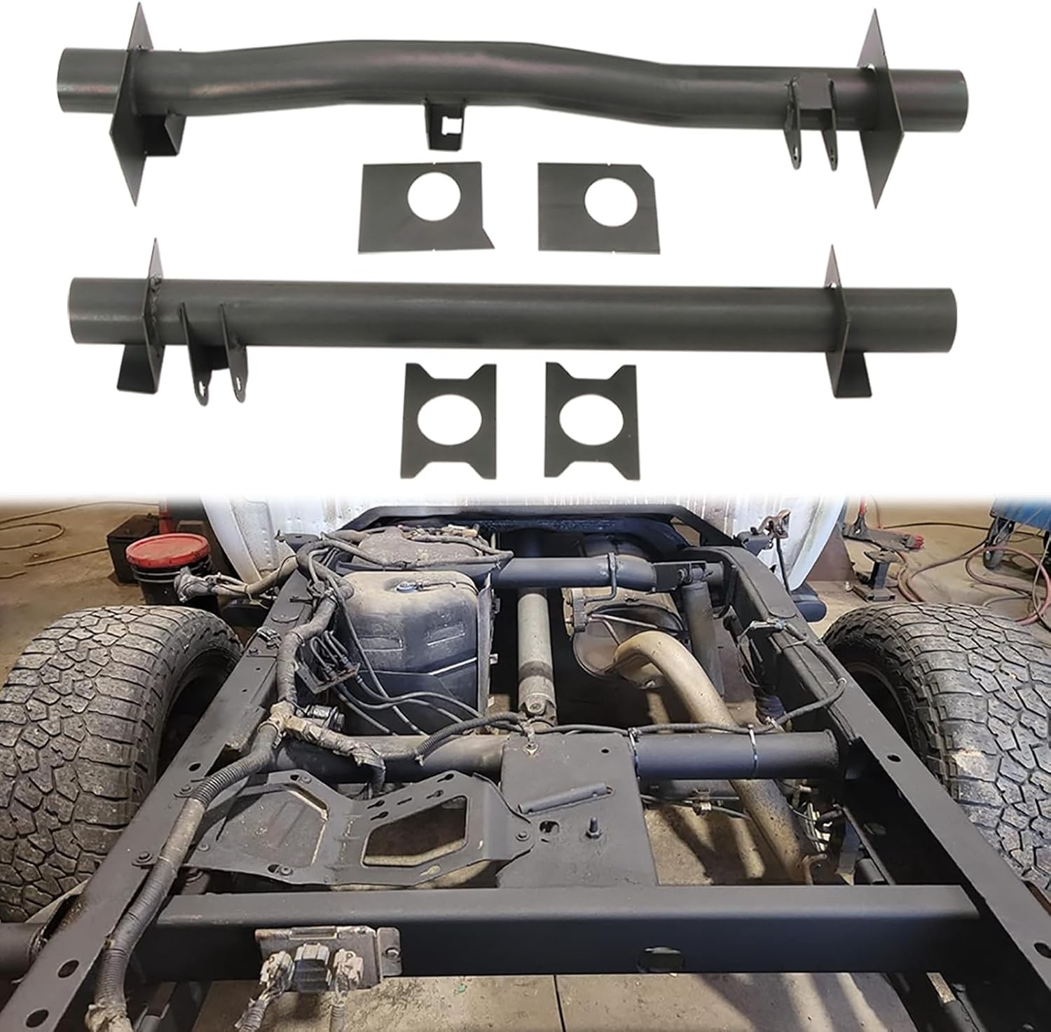 Mountainpeak Rear Fuel Tank Support Crossmember and Upper Shock Mount