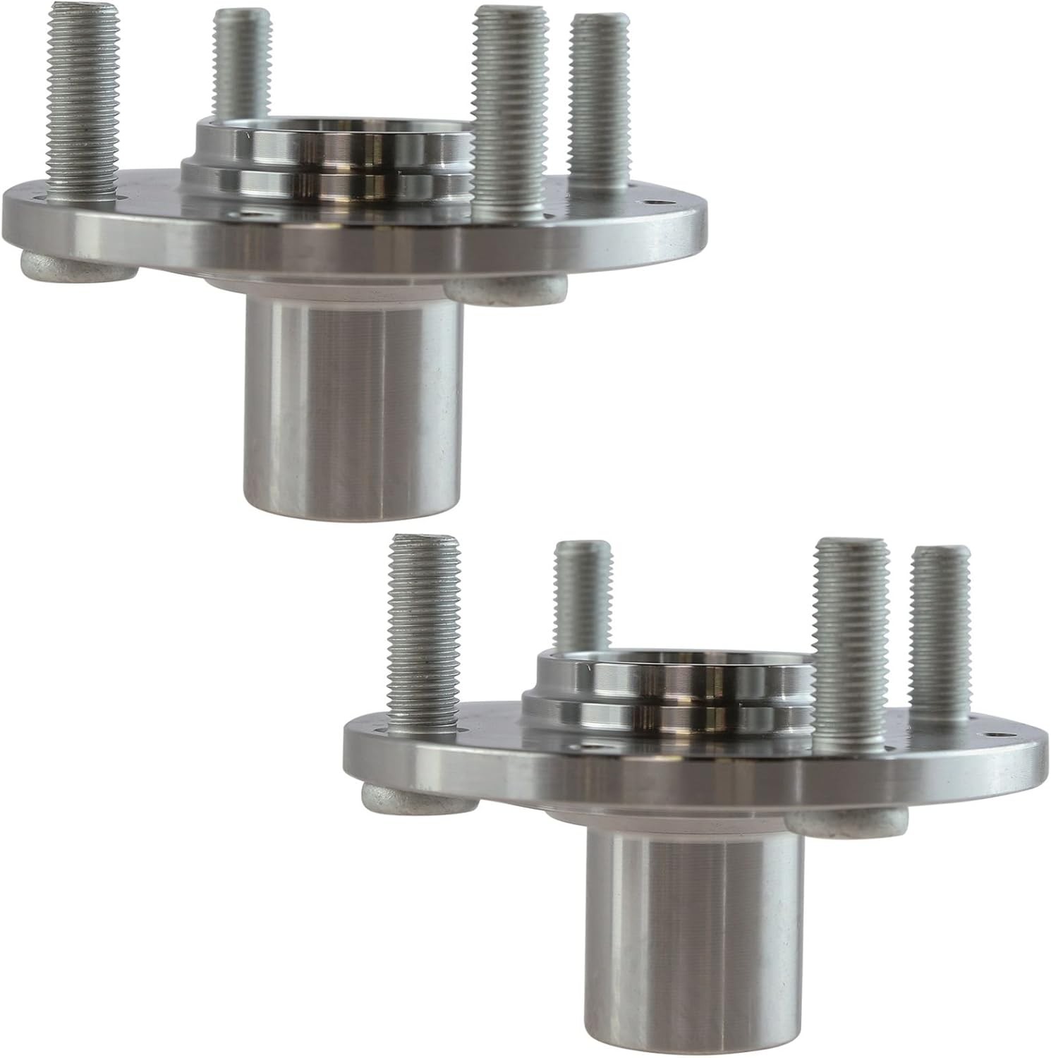 TRQ 2 Piece Front Wheel Bearing & Hub Kit Set Compatible with 1992-2000 Honda