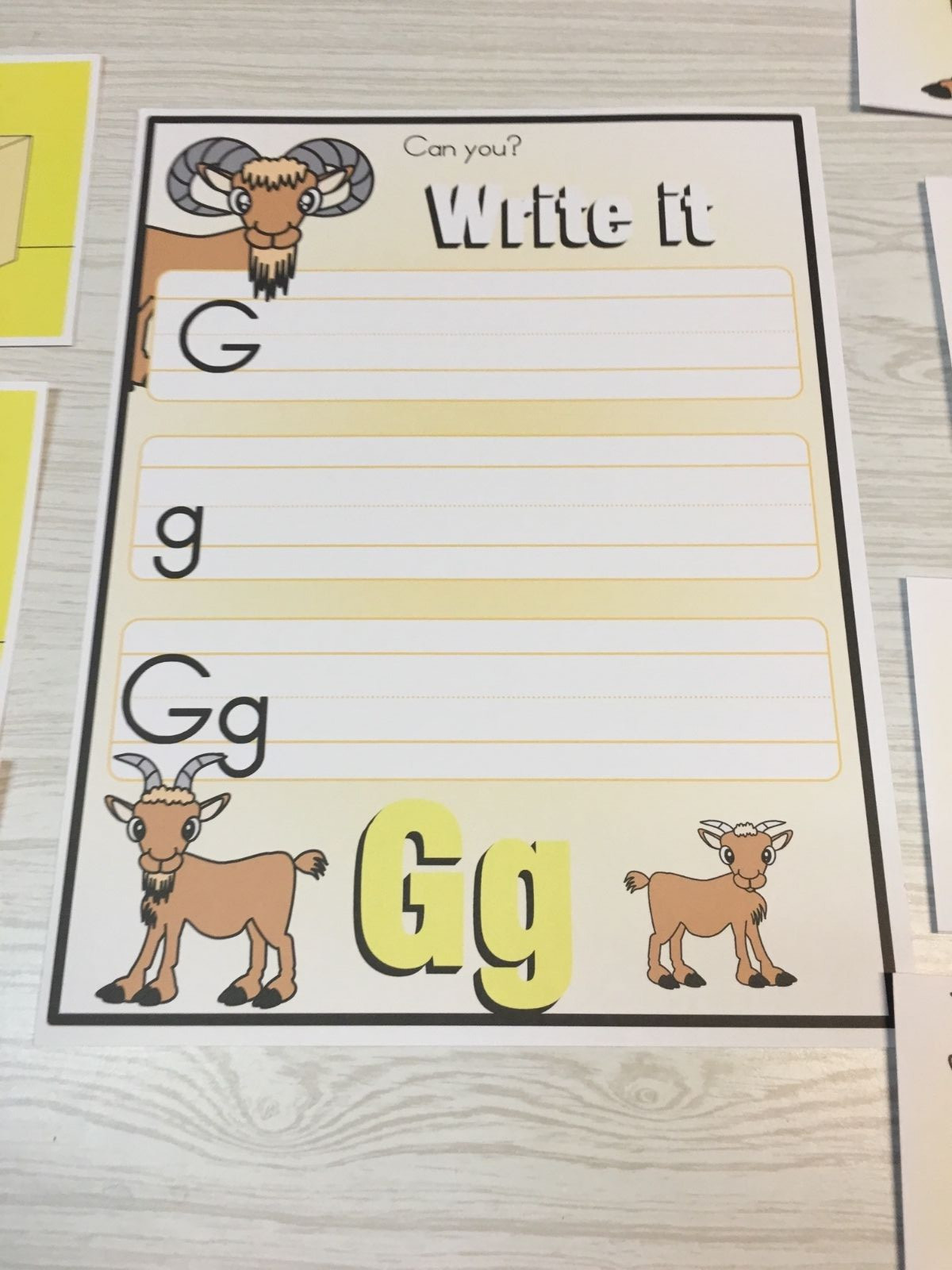 GOATS – Themed Learning Activities Package – LAMINATED – Teaching supplies
