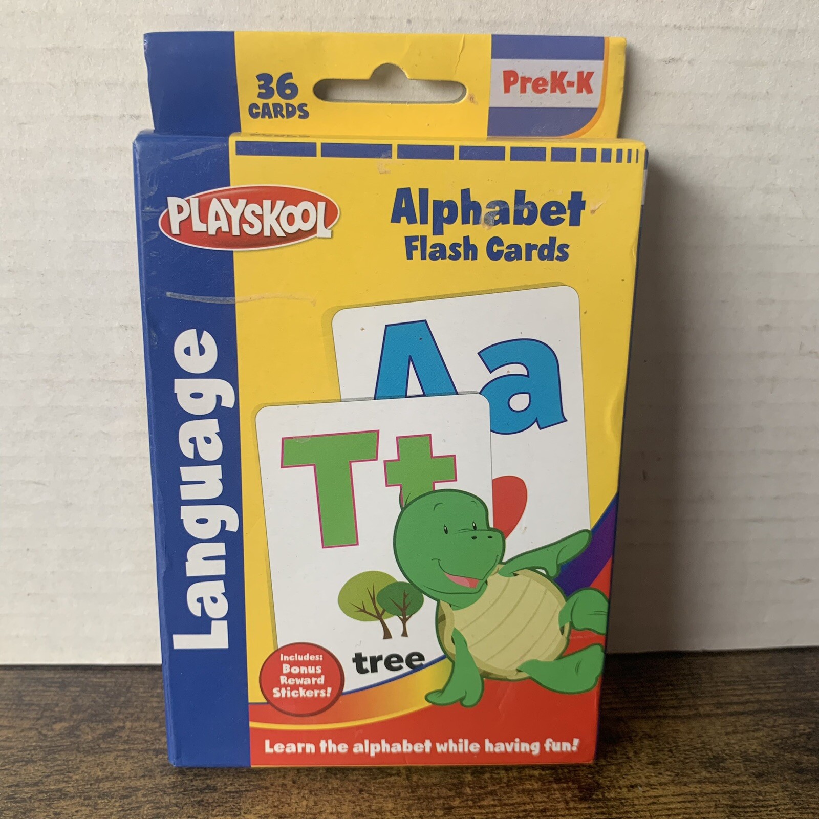 Playskool Flash Cards – First Words  PreK-K Language Skills 36 Cards