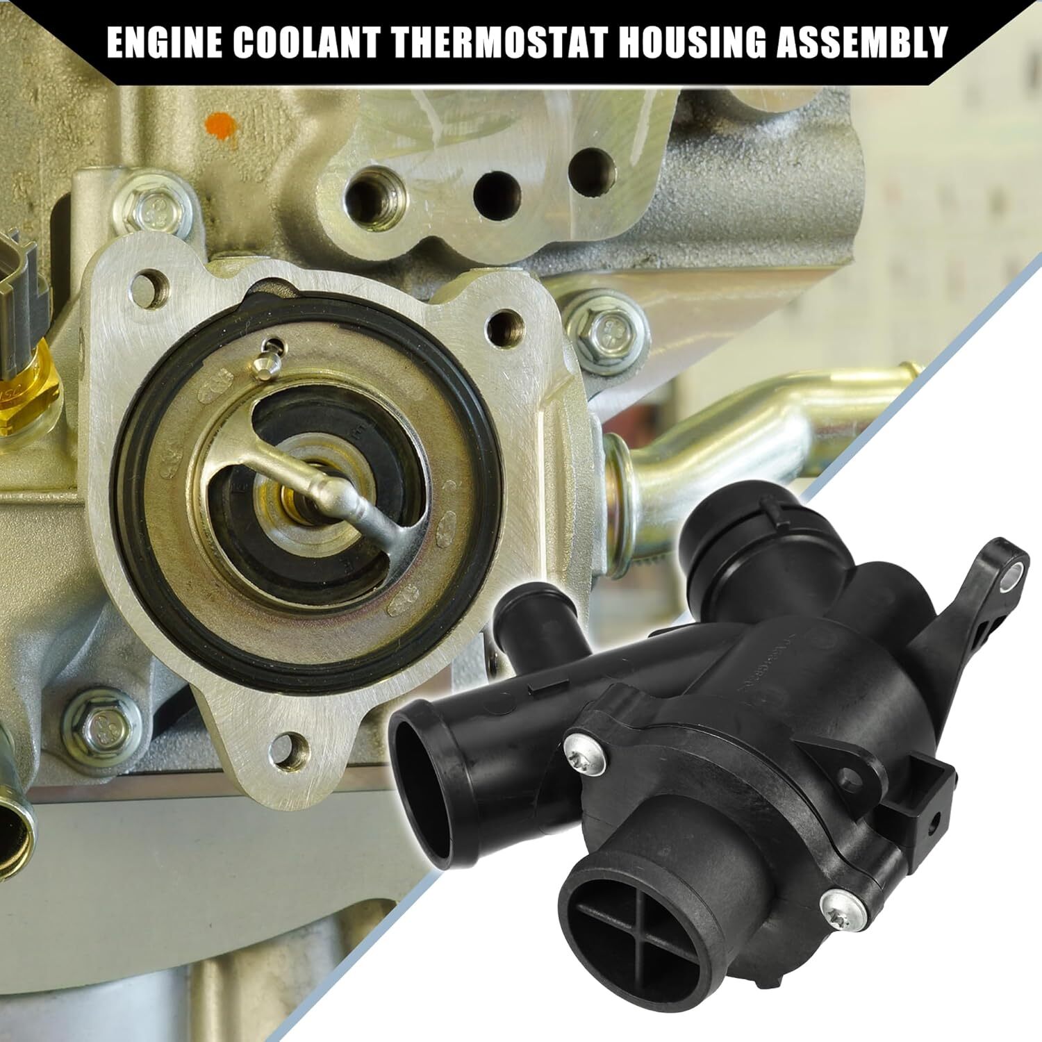 No.LR010799 Engine Coolant Thermostat Housing Assembly for Land Rover LR4