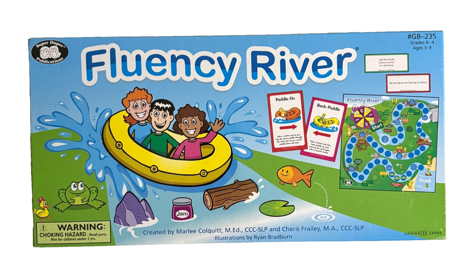 Fluency River Game Speech Fluency Grades K-4 Super Duper Publications Therapy