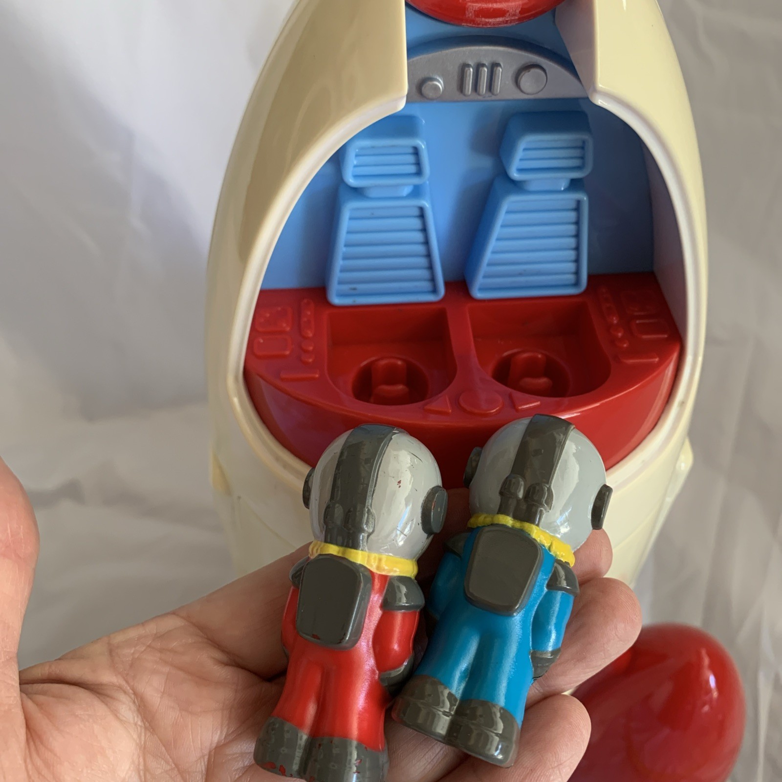 Lakeshore Learn & Play Explore Rocket Space Ship Toy + 2 Astronauts & Rover