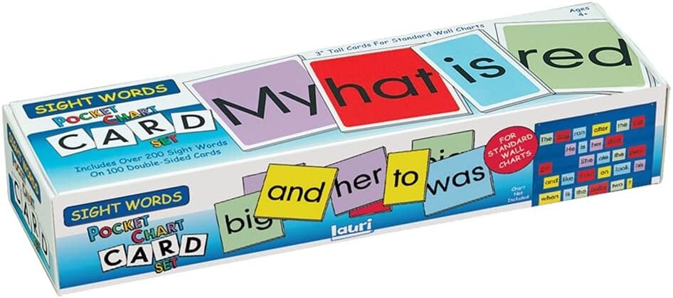 PlayMonster Lauri Pocket Chart Cards – Sight Words
