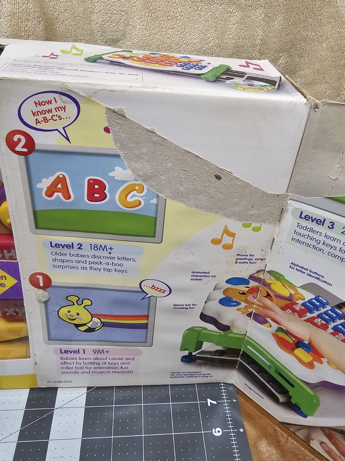 Fisher Price Computer Learning System 9- 36 Months New ABC Laugh Smile Learn