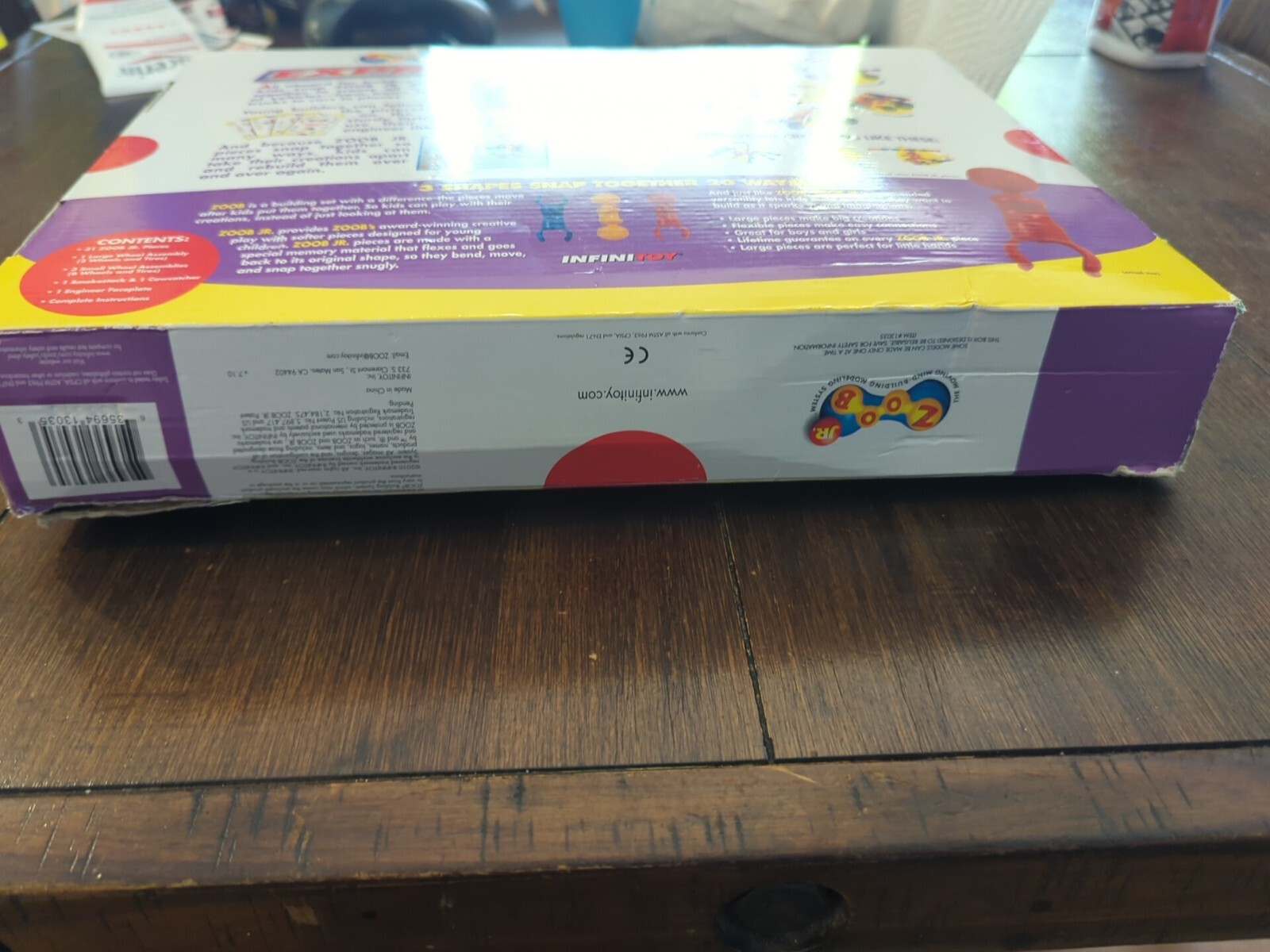 Infinitoy ZOOB Jr Express Train Set Buiding Modeling Toy