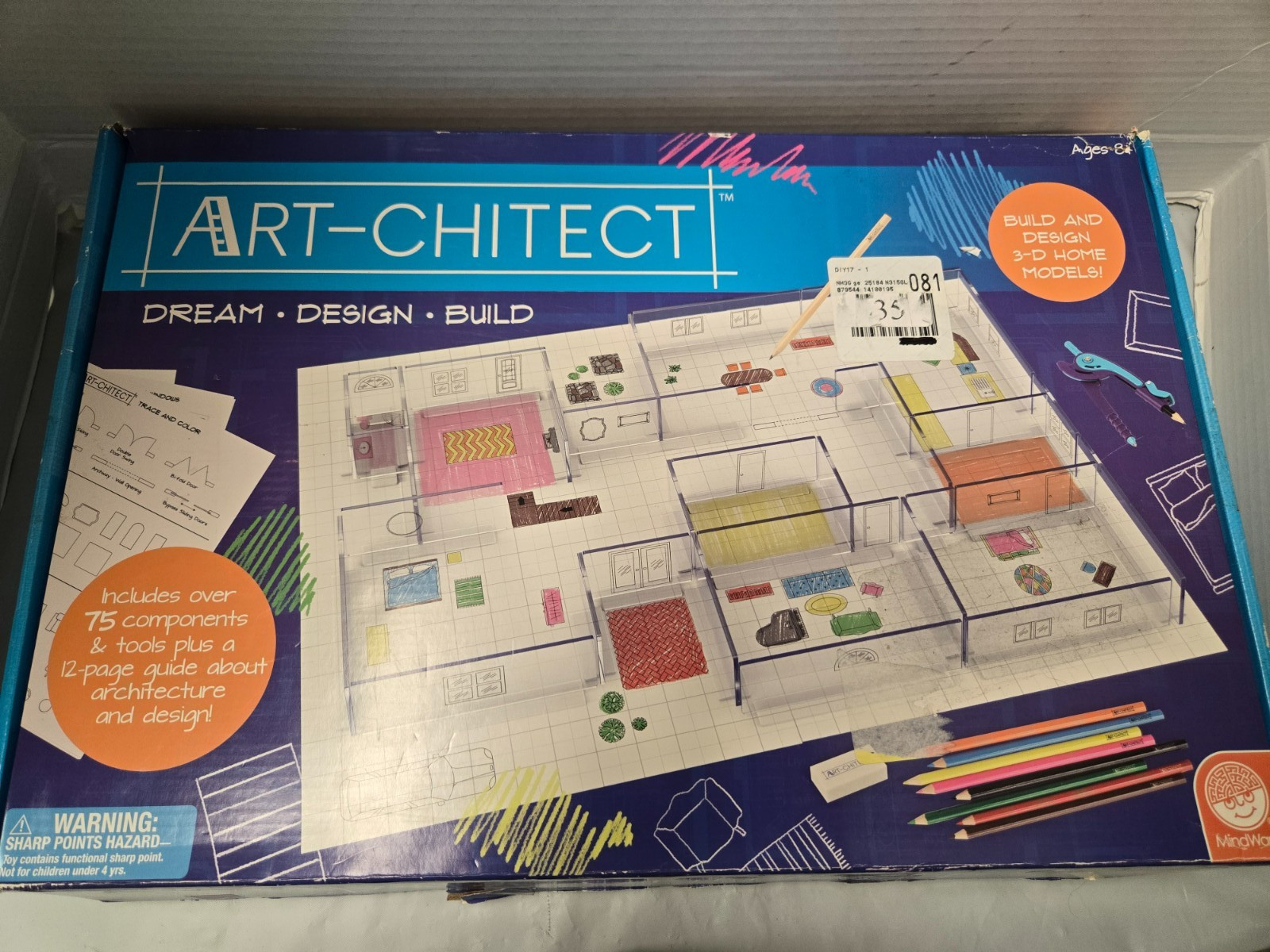 MindWare Art-Chitect Build and Design 3-D Home Models
