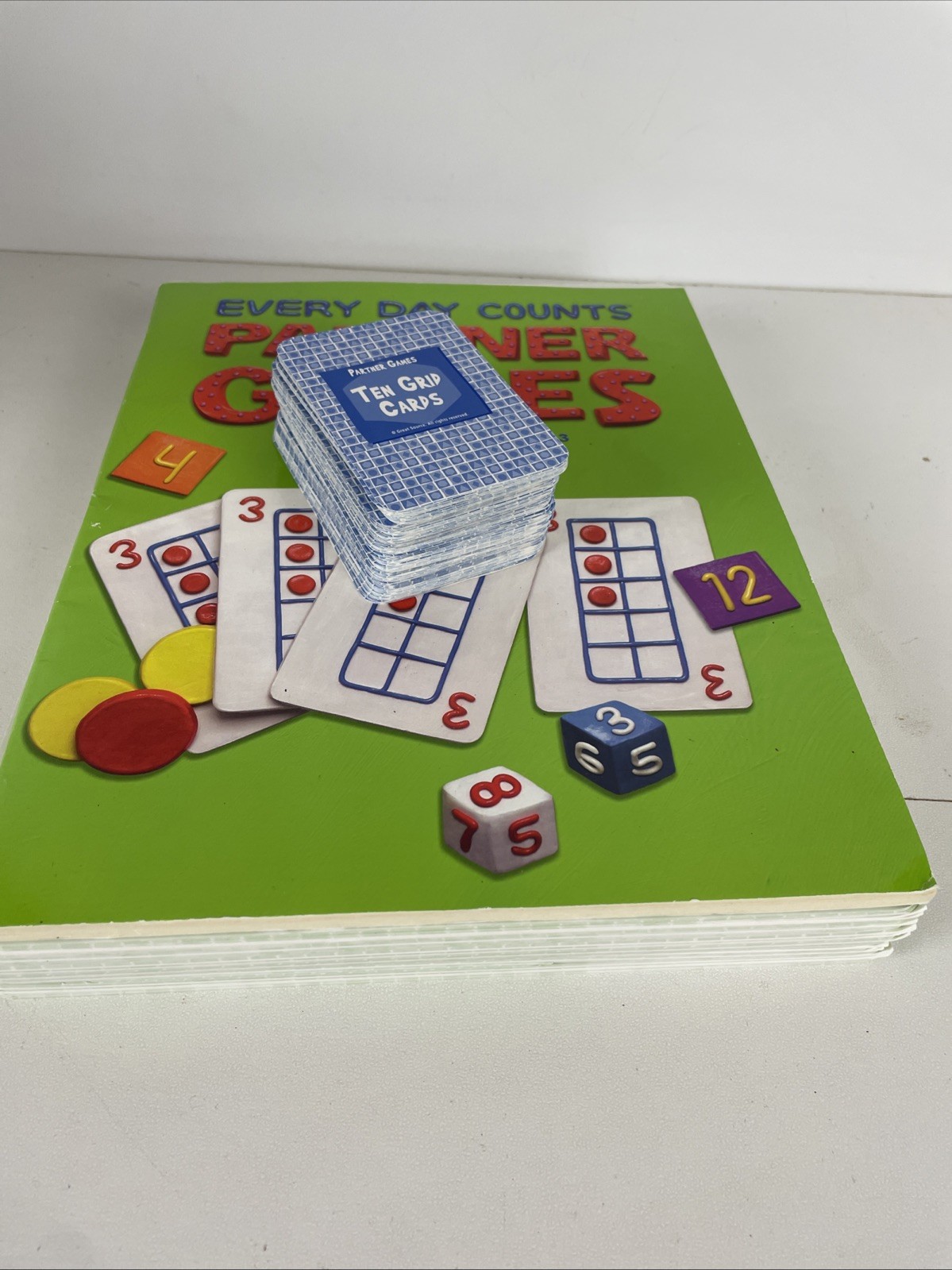 Number Concepts Fractions Grade 3 Partner Games Teacher Edition Every Day Counts