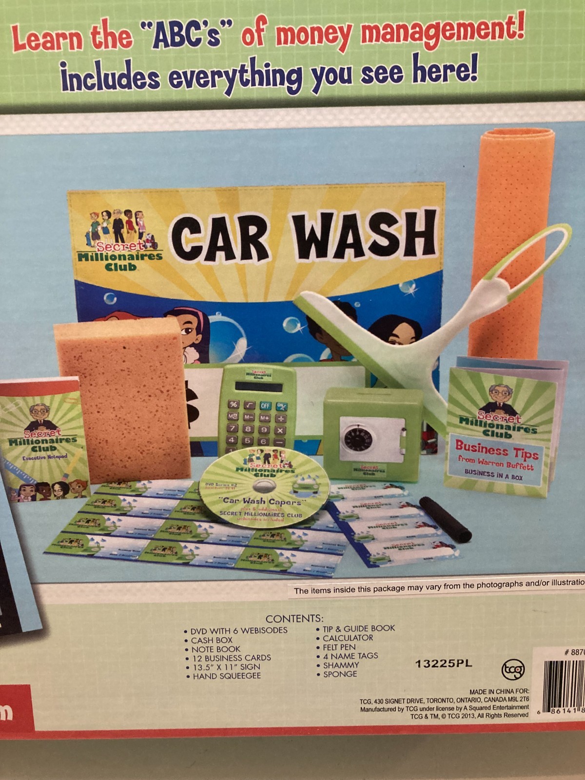 NEW Learn And Earn Secret Millionaires Club Business In A Box Car Wash