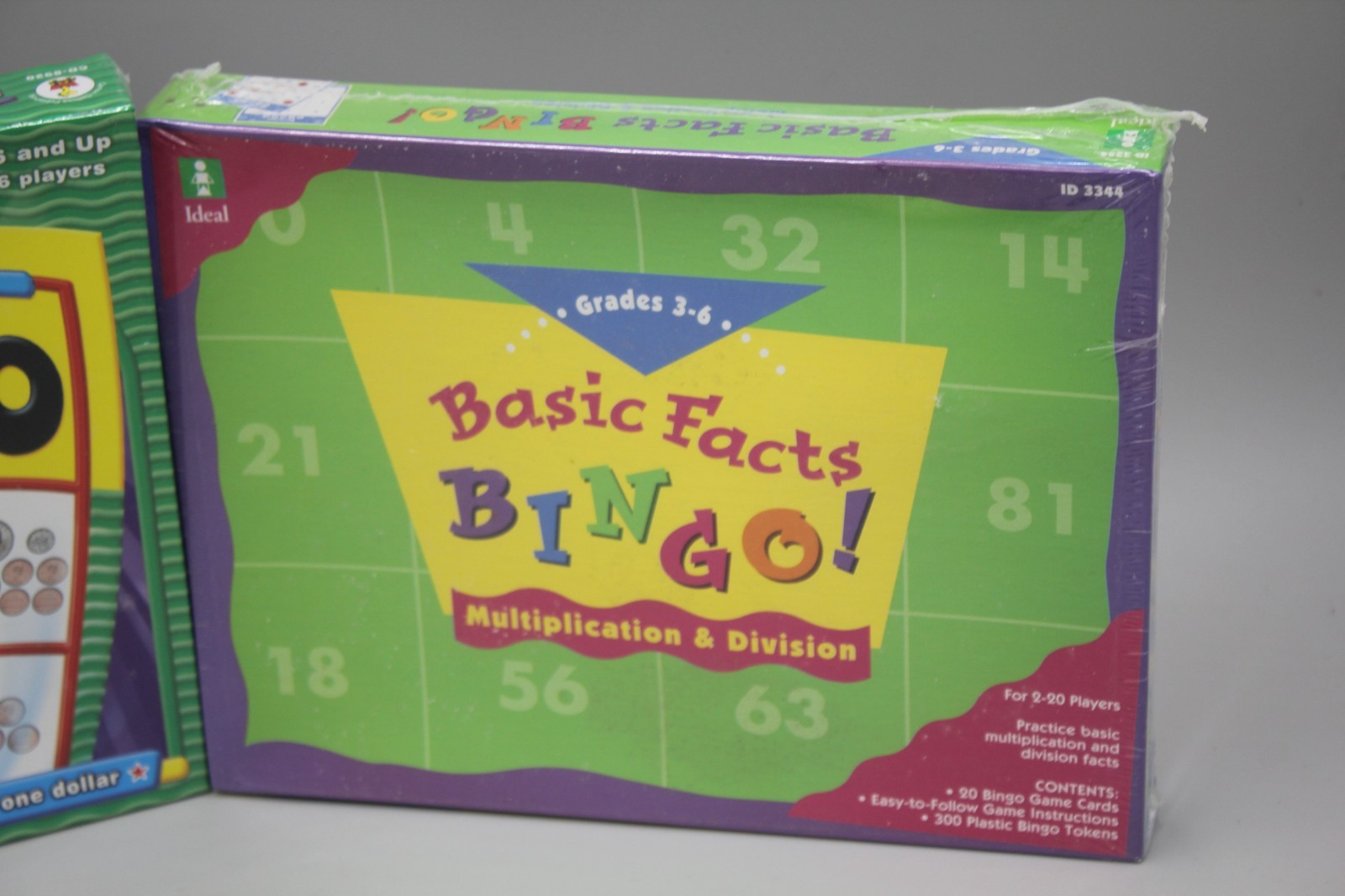 Money/Basic Facts Multiplication Division Bingo Games NEW Learning Teaching