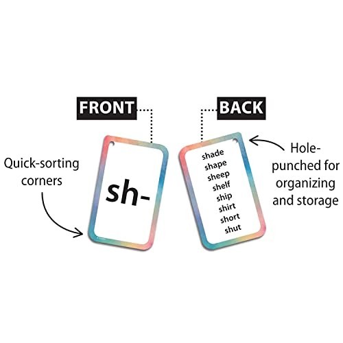 Initial Consonants Blends Digraphs Flash Cards 56 Double Sided Classroom