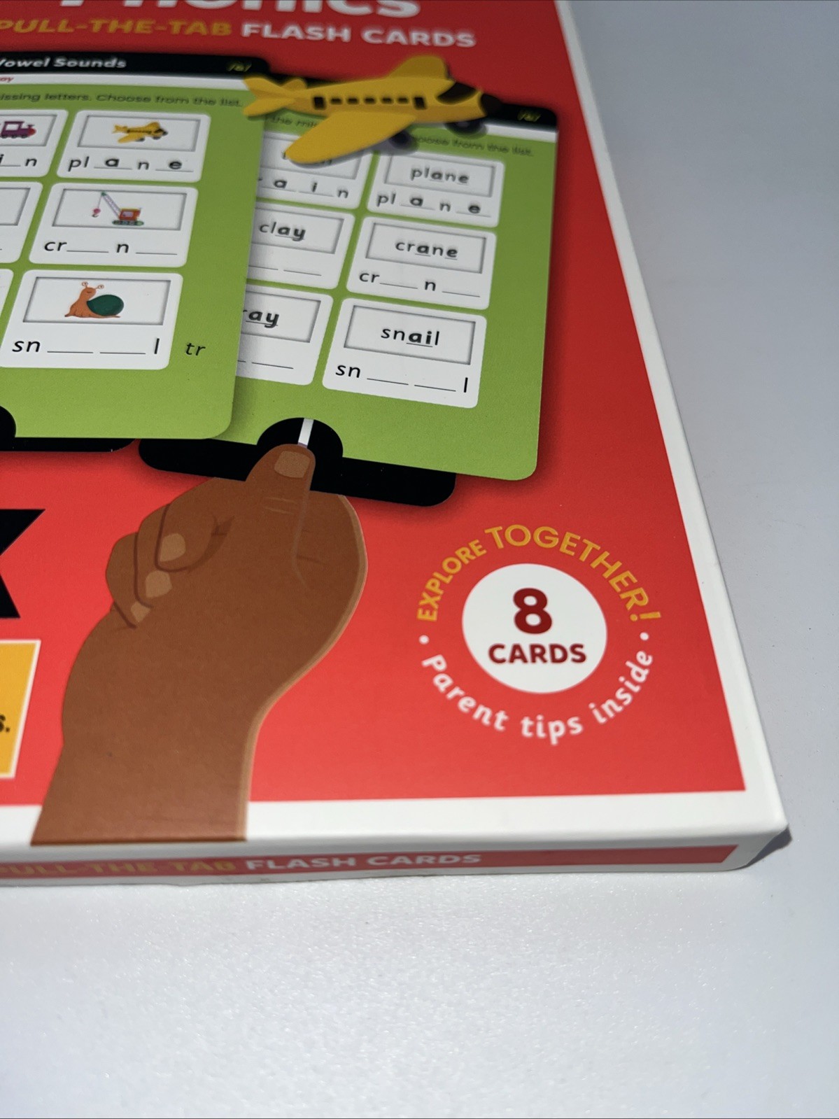 Junior Explorers Phonics Pull-the-Tab Flash Cards