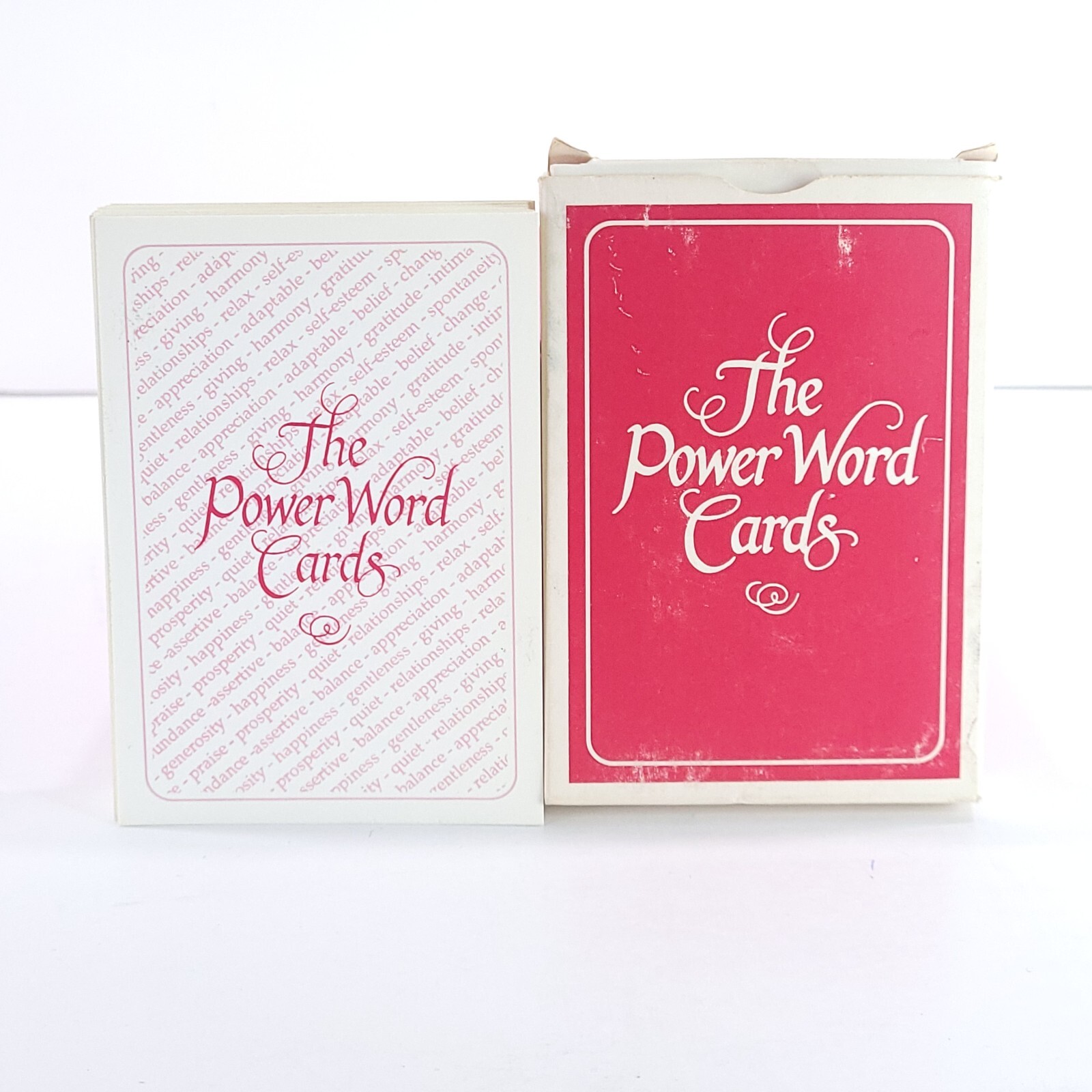 The Power Word Cards – Vintage Affirmation Cards – With Box Misprint