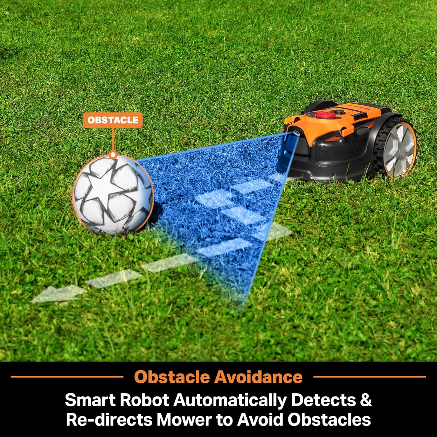 Ocumow™ MAX Wireless Robot Mower for Small Lawns 2000-3500 sq ft
