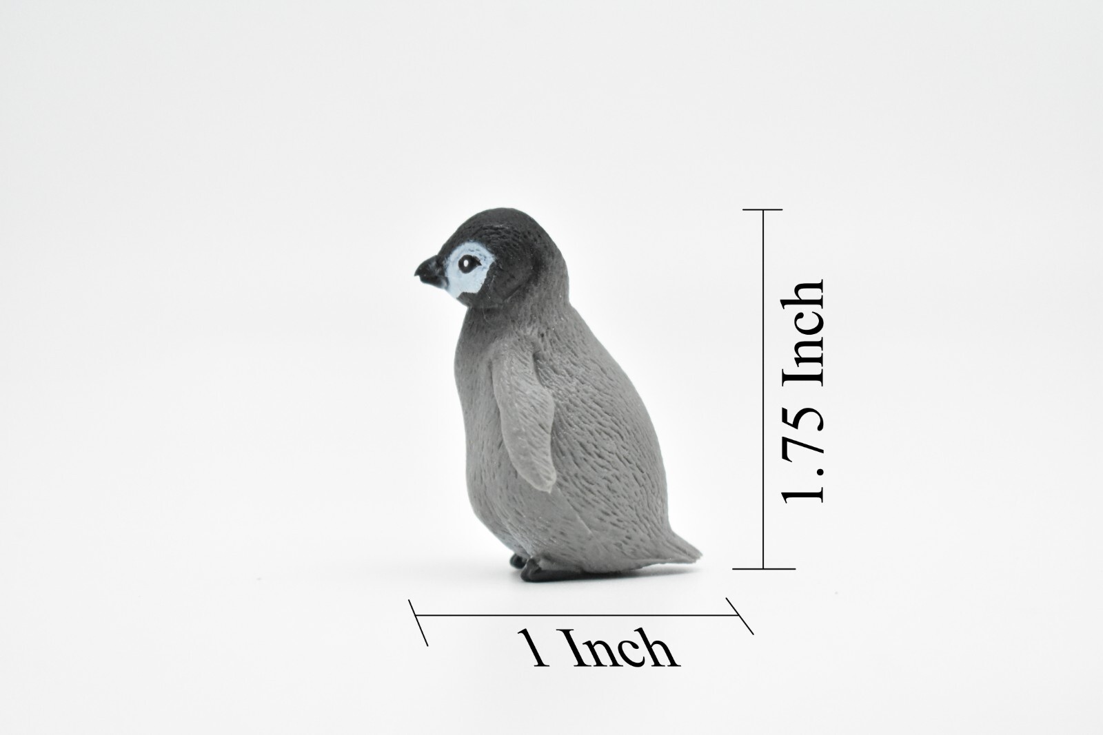 Penguin, Baby Chick, Very Nice Plastic Model, Hand Painted Toy 1 3/4″ F3413