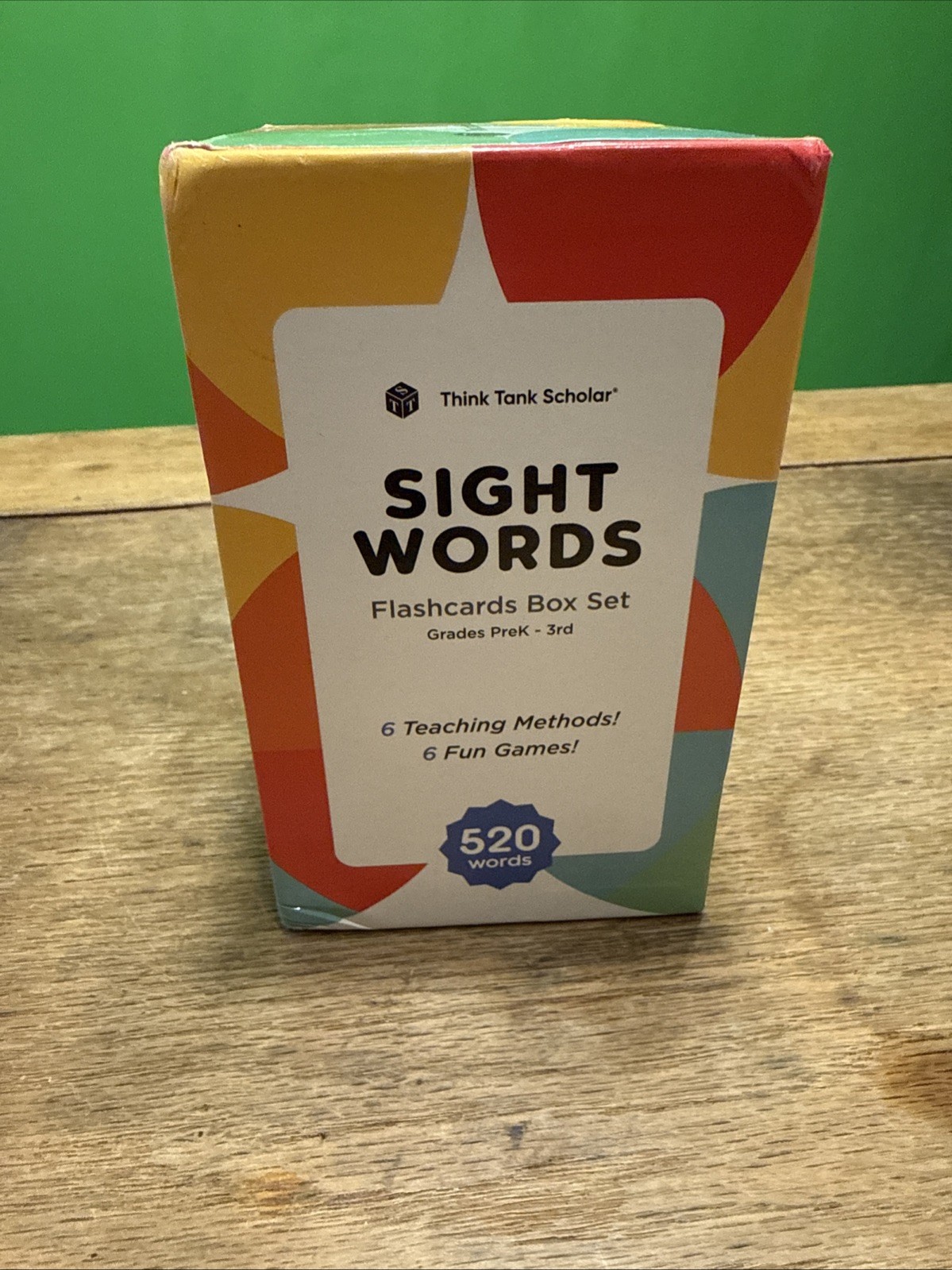 Think Tank Scholar 520 Sight Words Flash Cards (Award-Winning) Pre K – 3rd grade