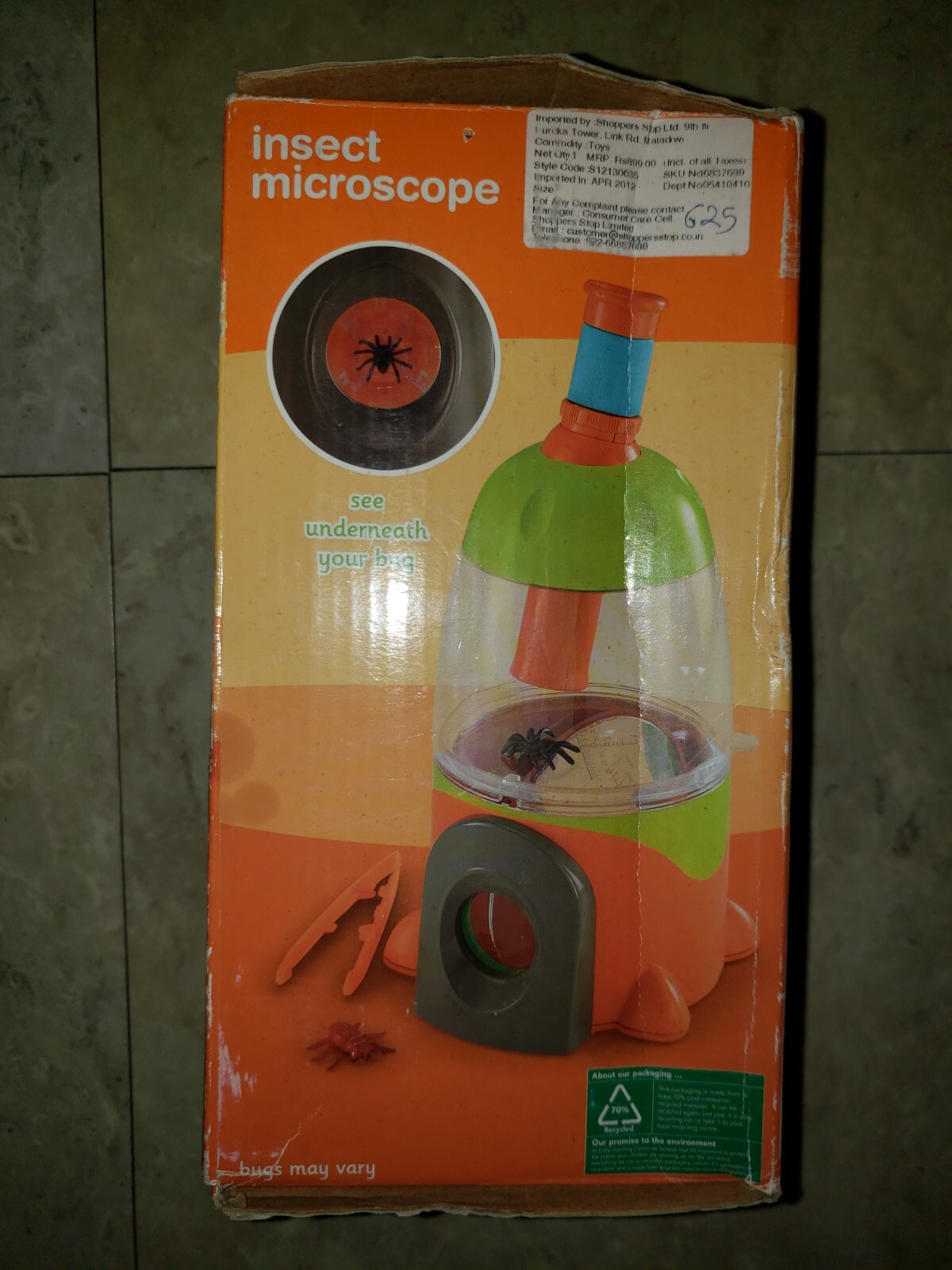 ELC Kids Bug Insect Collection and Viewer Insect Microscope BIG WIDE WORLD 3yrs+