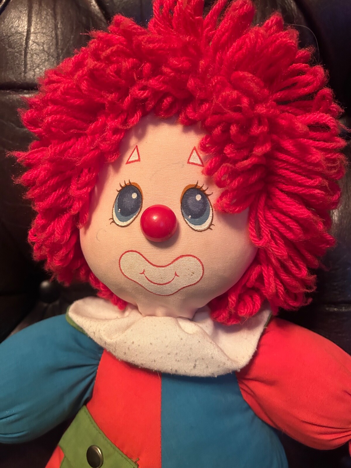 Vintage 1983 American Greetings Amtoy Doll 16” Learn to Dress Clown