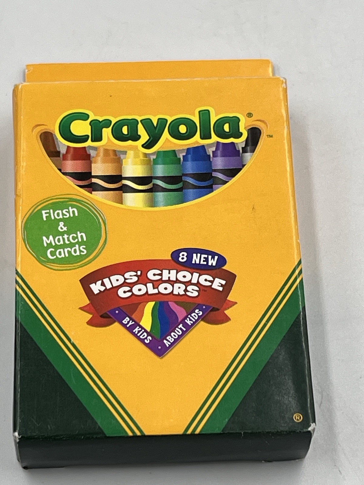NEW Crayola Kids’ Choice Colors Flash & Match Cards Game w/ Decoder Pen Holder