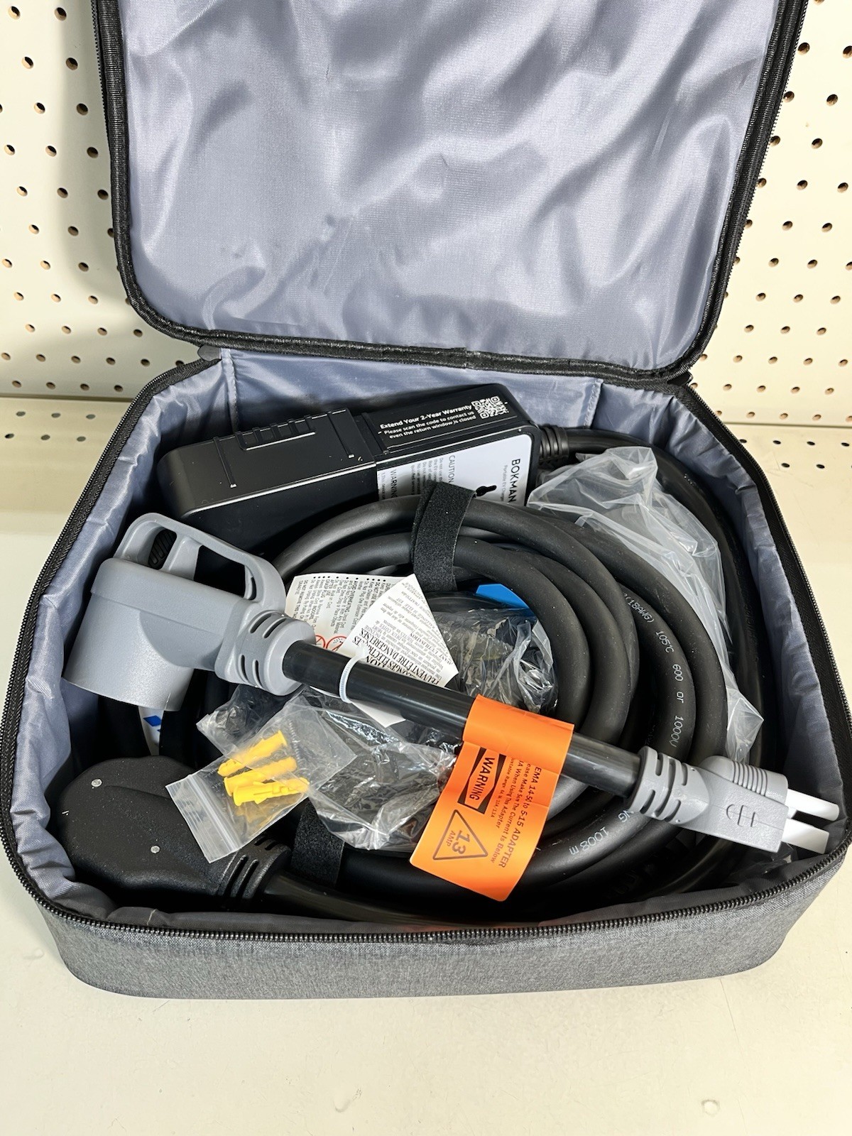Bokman Portable Level 2 EV Charger (240V,32A) with 25ft Cable Nema 14-50